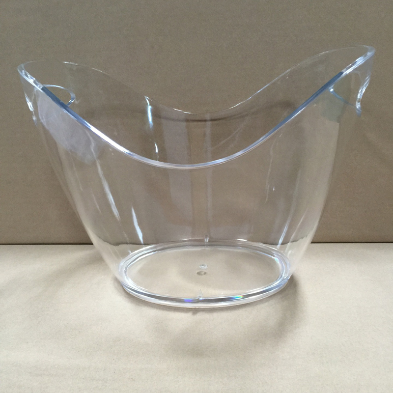 8L Clear Plastic Ice Bucket for Wine Champagne or Beer Bottles 6