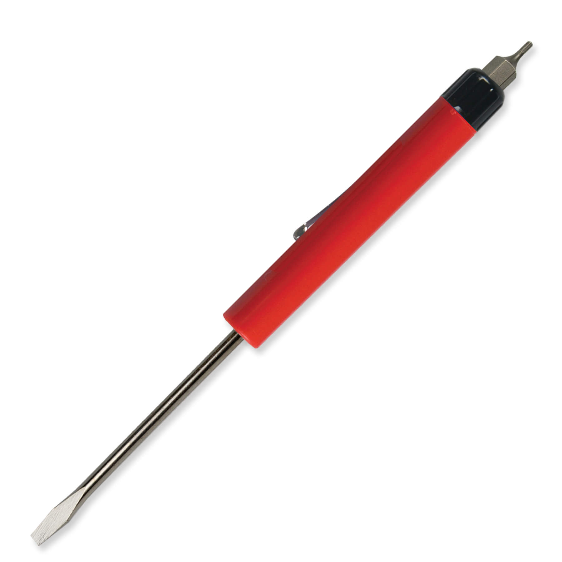 Pocket Screwdriver - 1/8" Flat Tip Blade w/Hex Bit Top 26