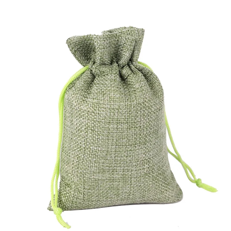 Classy Stuff Burlap/Jute Drawstring Bag 11