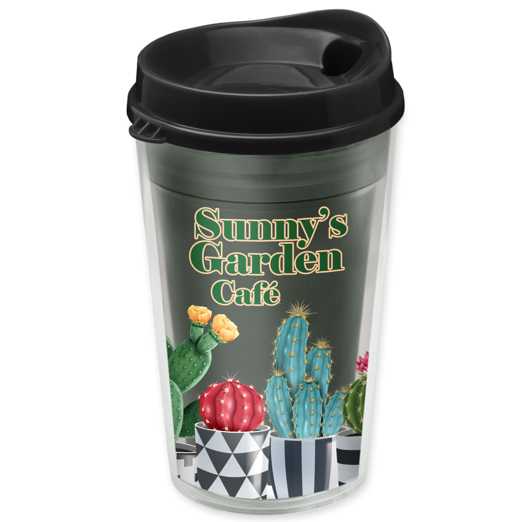 16 oz. Transparent Sentinel Tumbler with Auto Sip and Clear insert 5