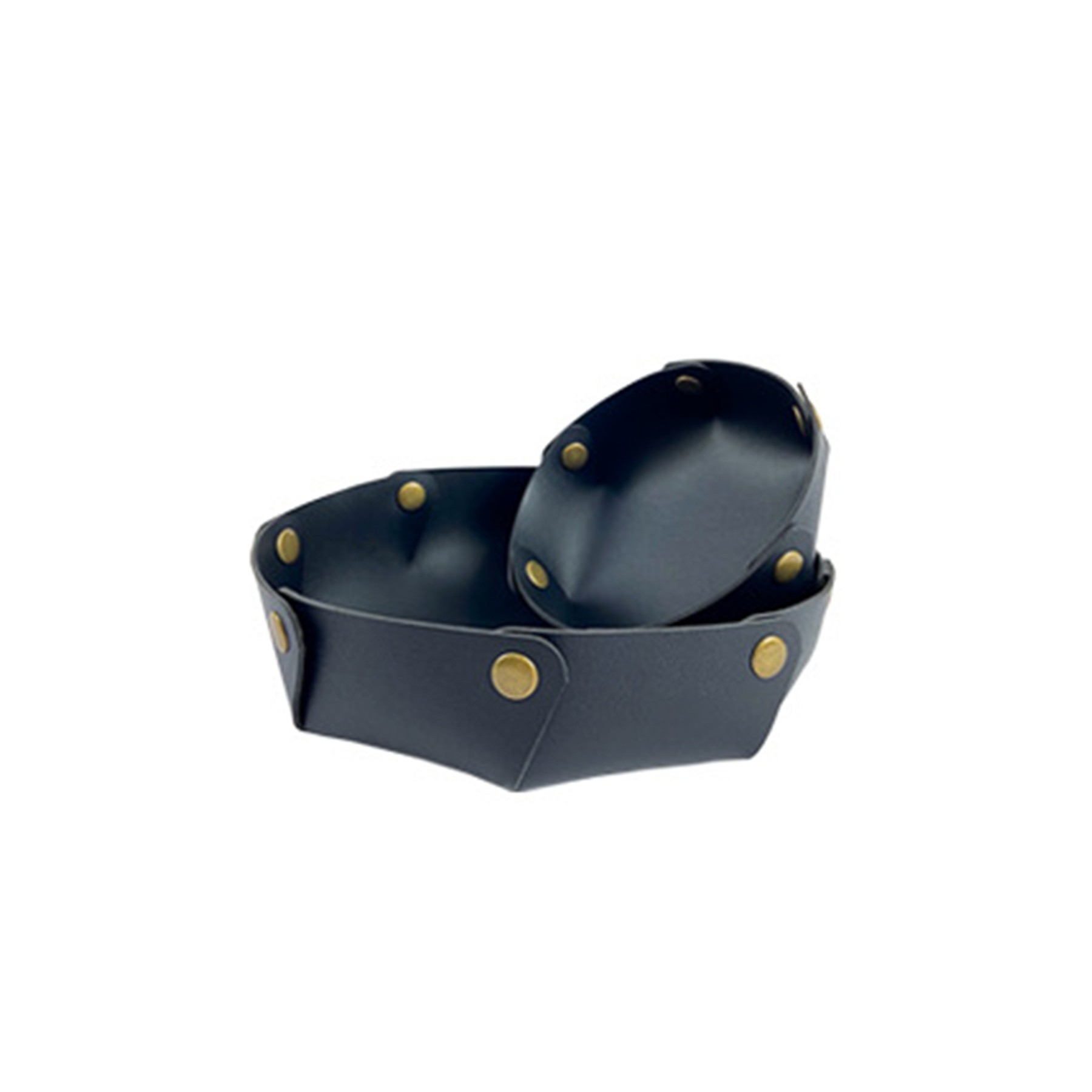 Leather Round Desktop Organizer 3