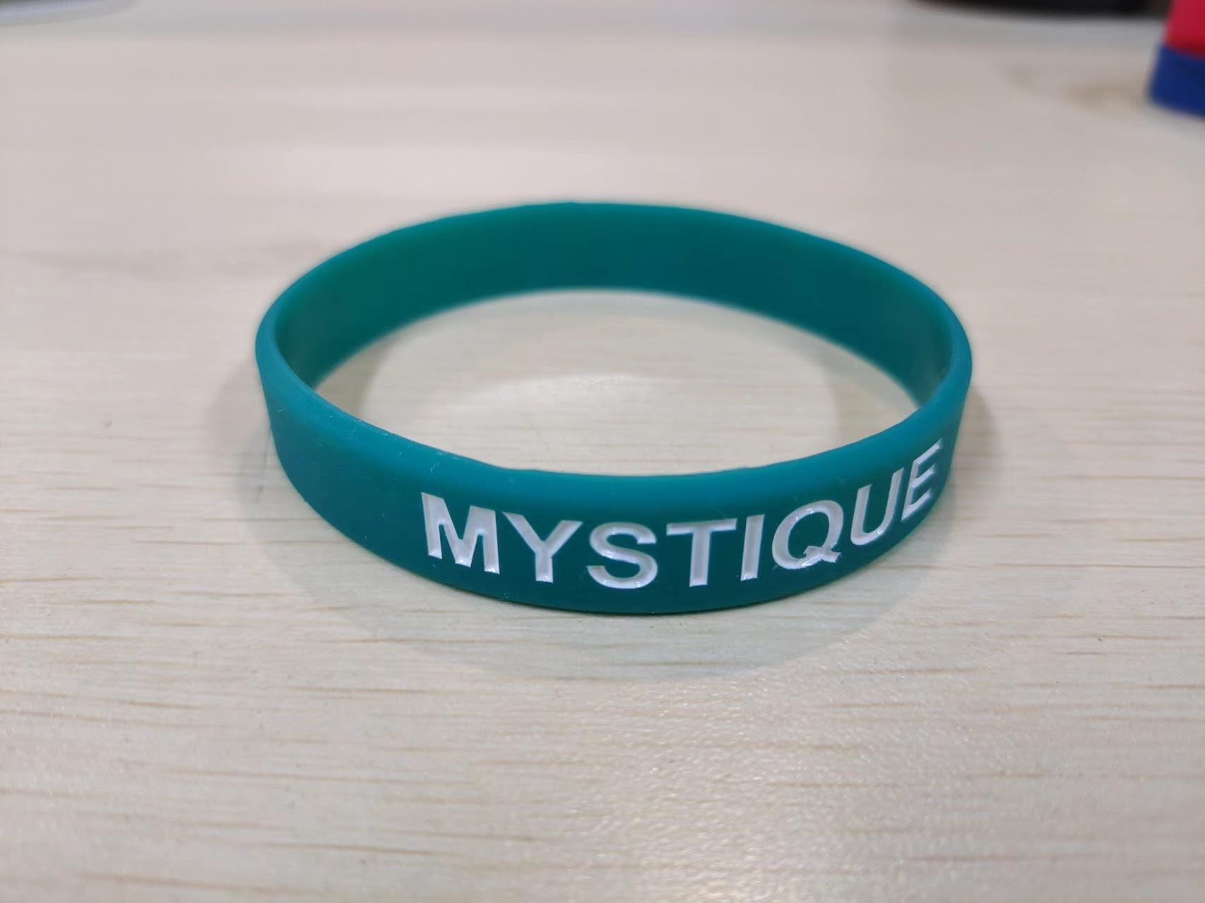 Debossed Color Filled Silicone Wristbands 2