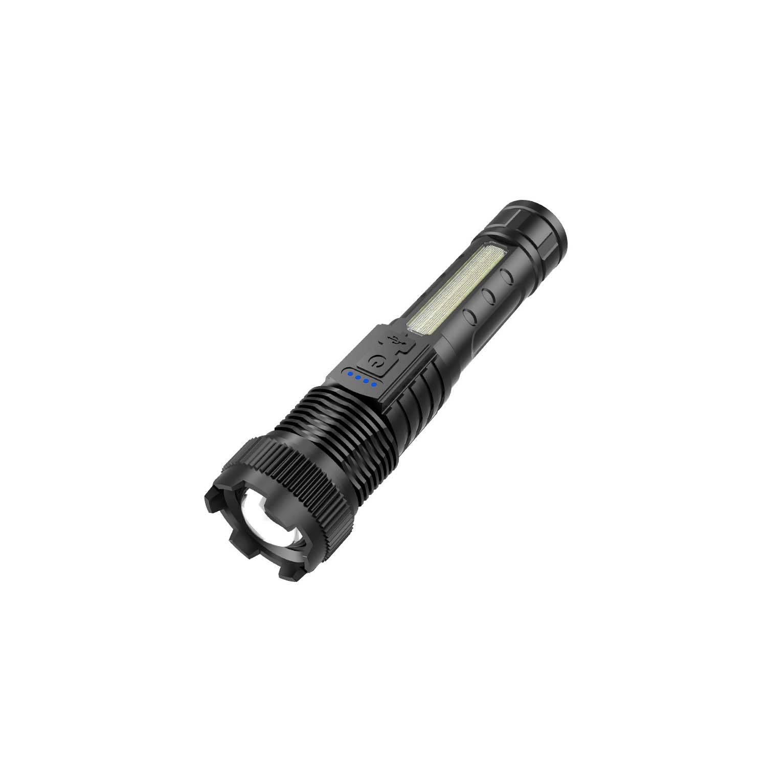 Telescopic Zoom High-Power High-Intensity Flashlight 4