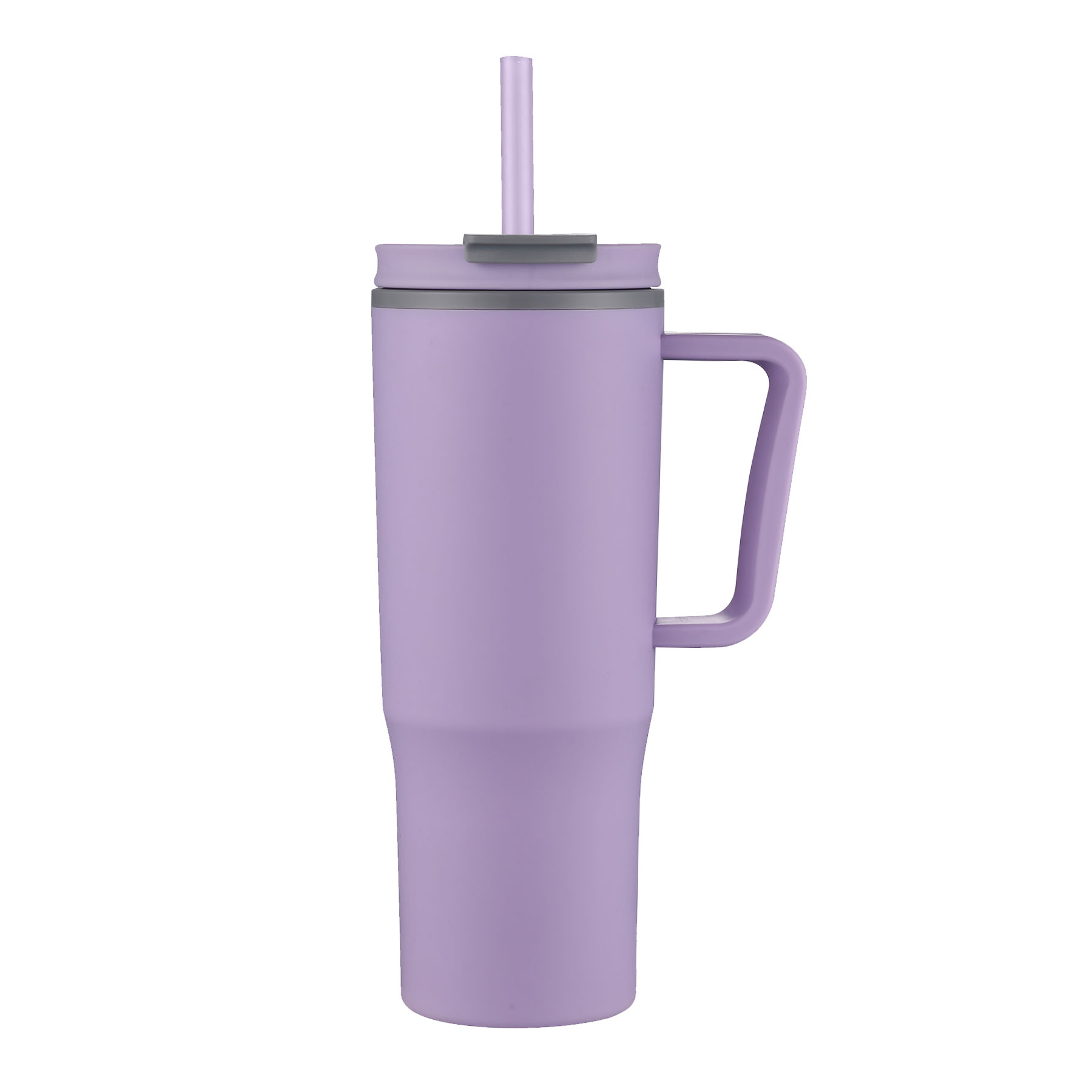 30 oz. Plasitc Handle Mug with Twist Closure Straw Lid 9