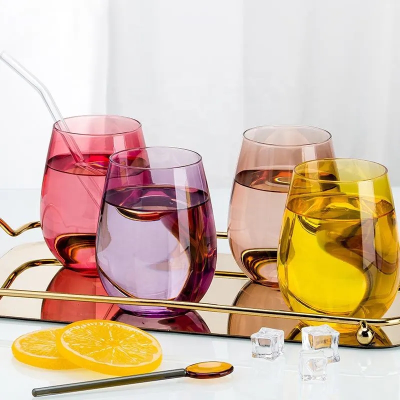 Multiple Colors Wine Glasses 3