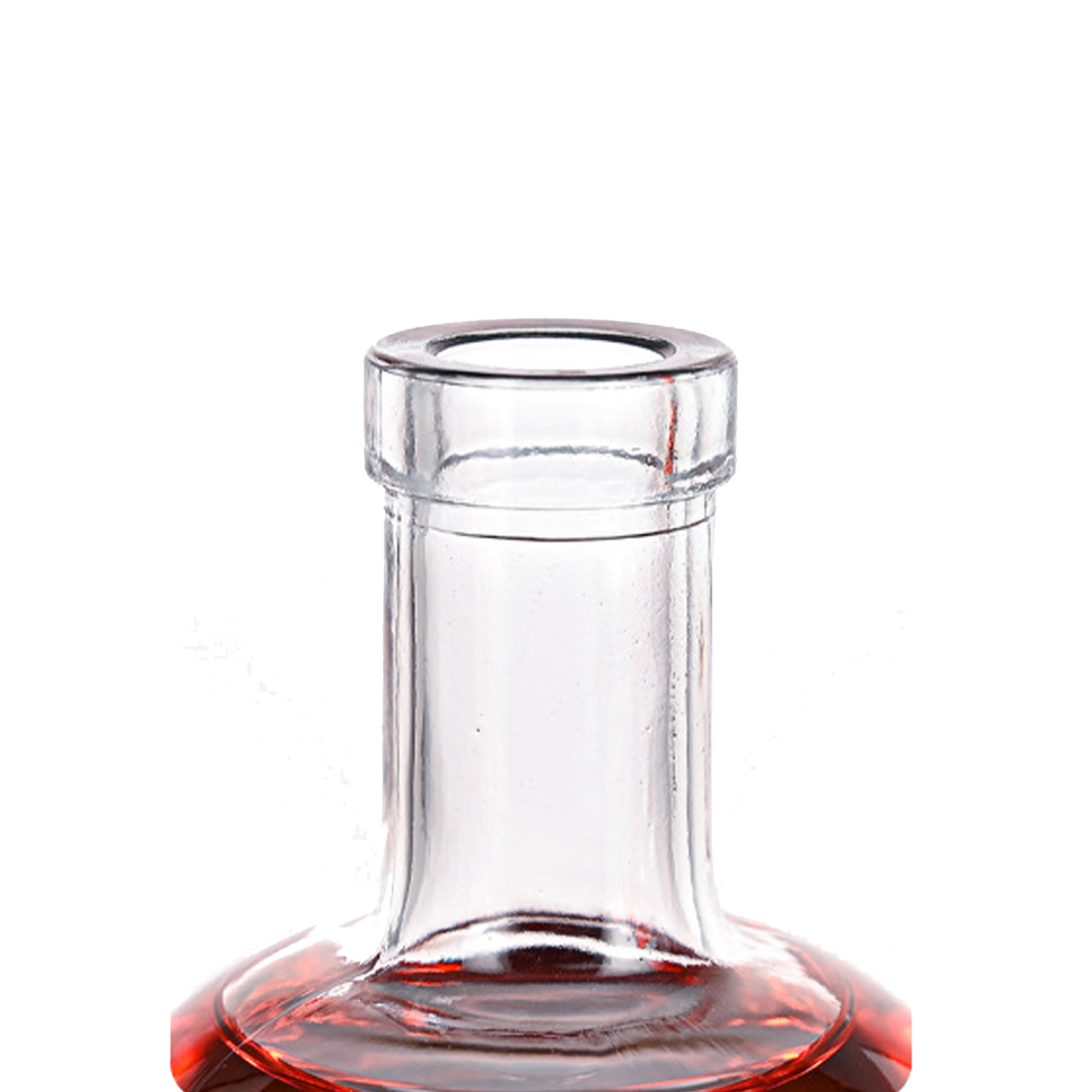 Clear Glass Wine Bottles 6