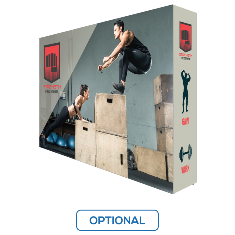 Locus Light Wall Display Non-Backlit 7.5 ft.x5ft./5 ft.x7.5 ft. Double Sided 3