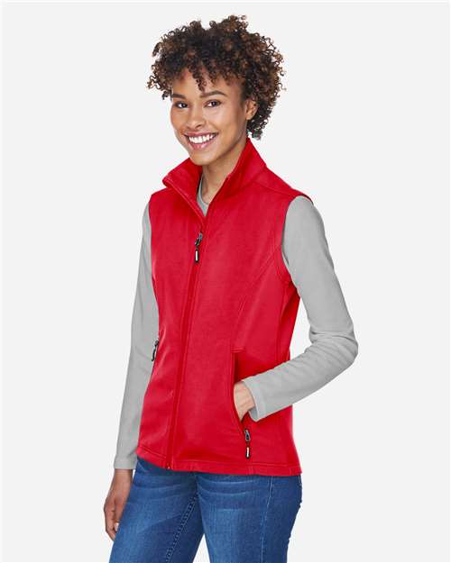 Women's Cruise Two-Layer Fleece Bonded Soft Shell Vest - CE701W 18
