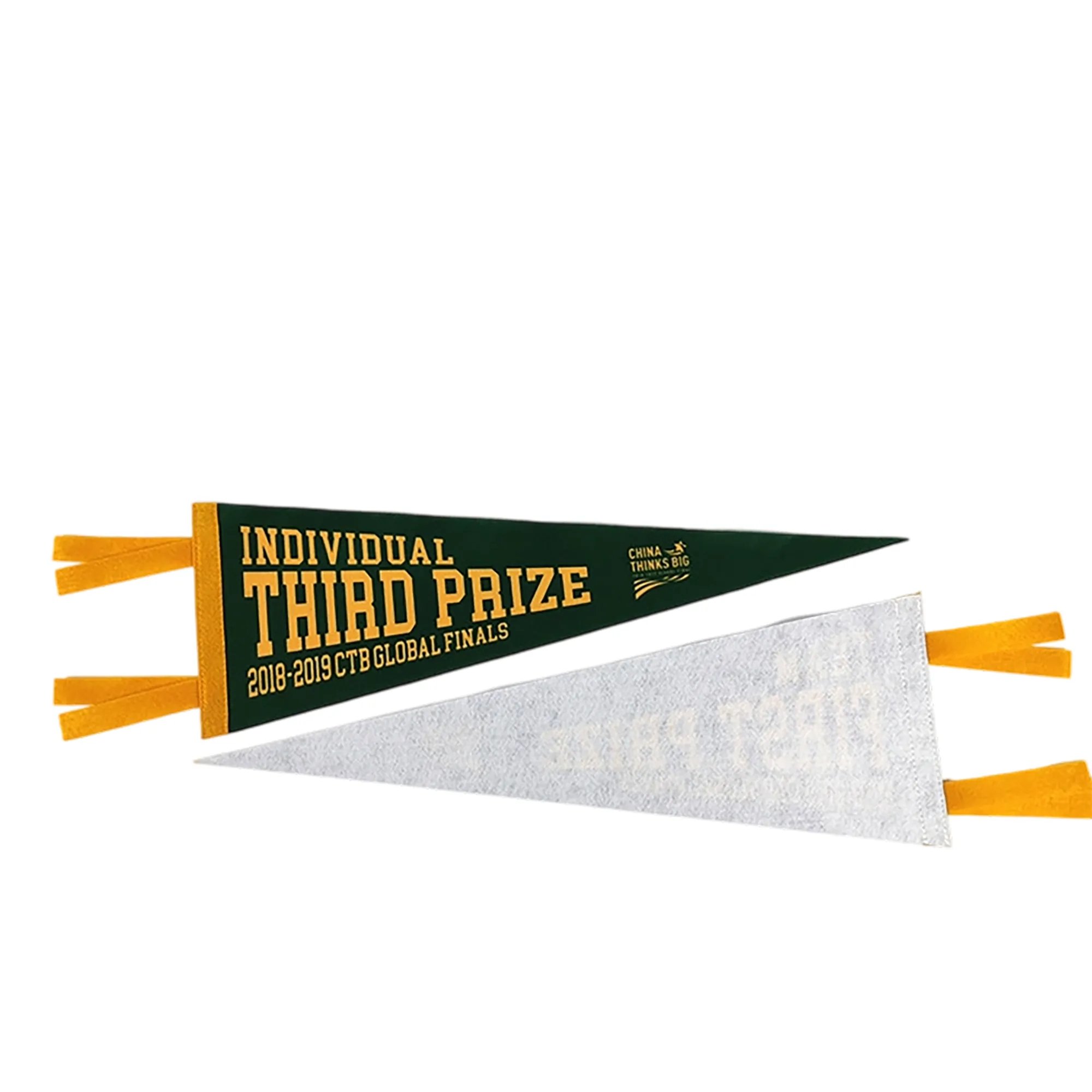 Custom Full Color Triangle Felt Pennant Flags 4