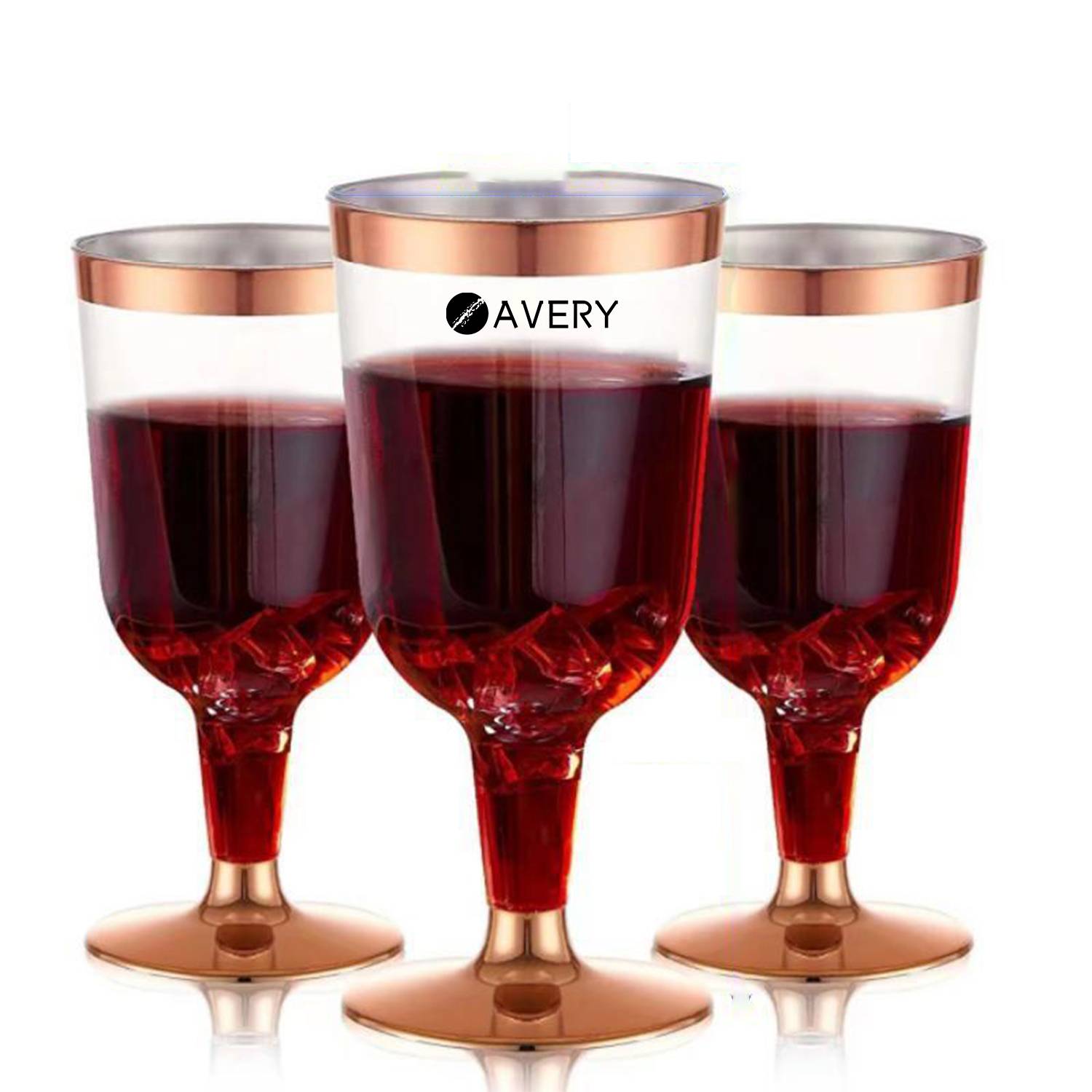 5Oz Gold-Plated Rim Wine Glass 1