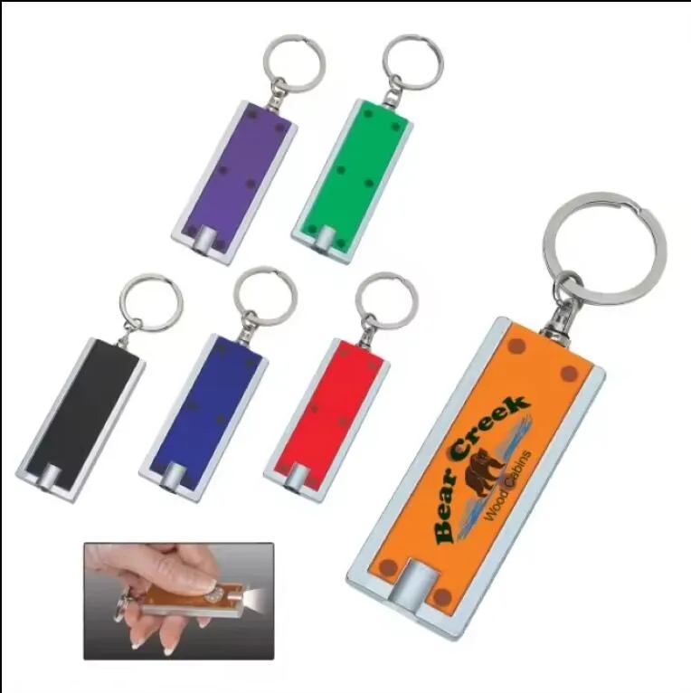 Rectangle LED Keychain 3