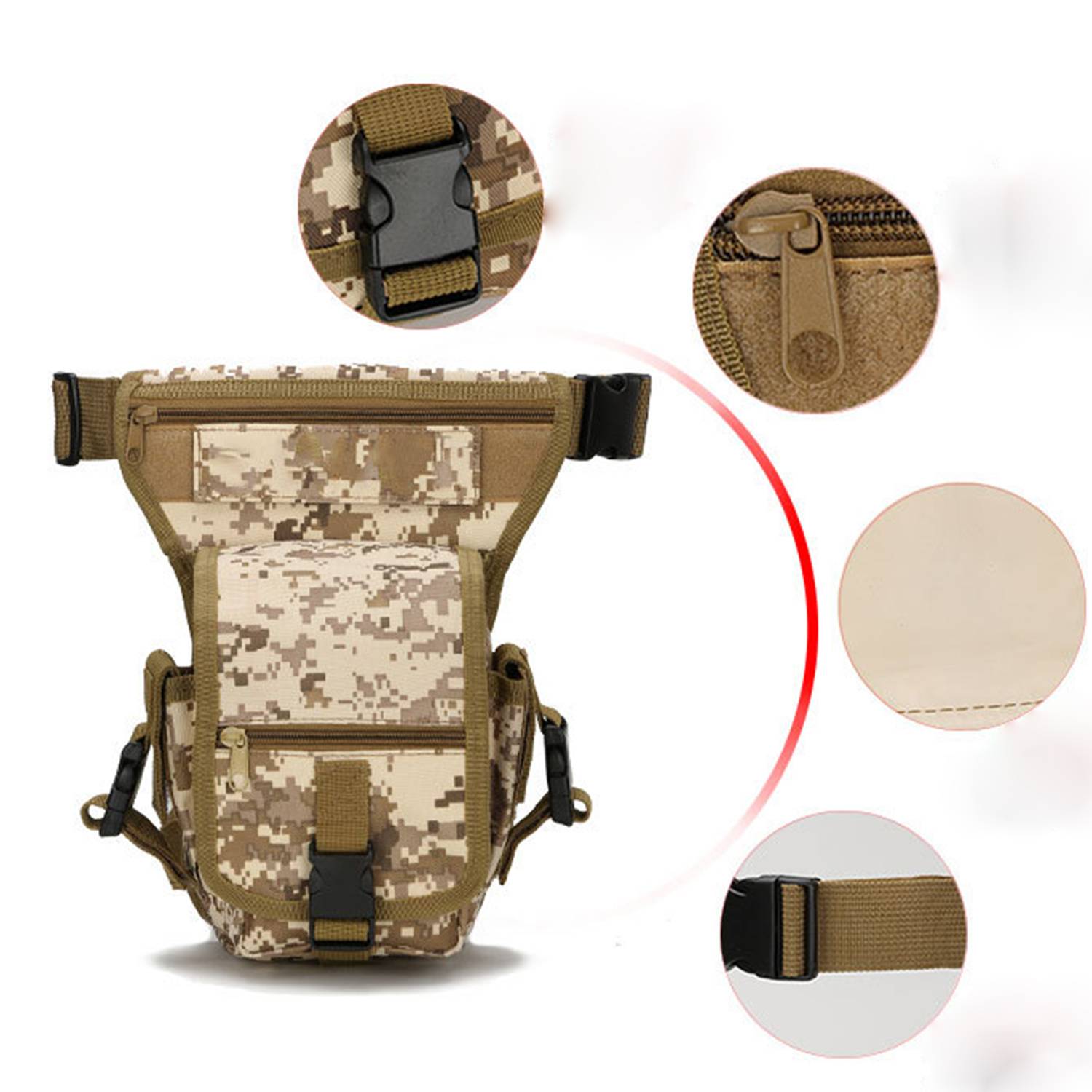 Multi-Function Tactical Leg Bag 6