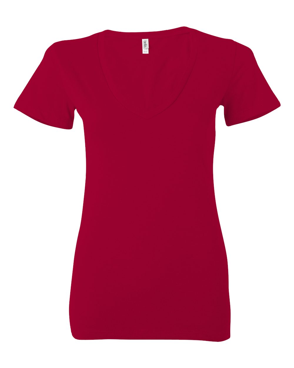 Women's Jersey Deep V-Neck Tee - 6035 16