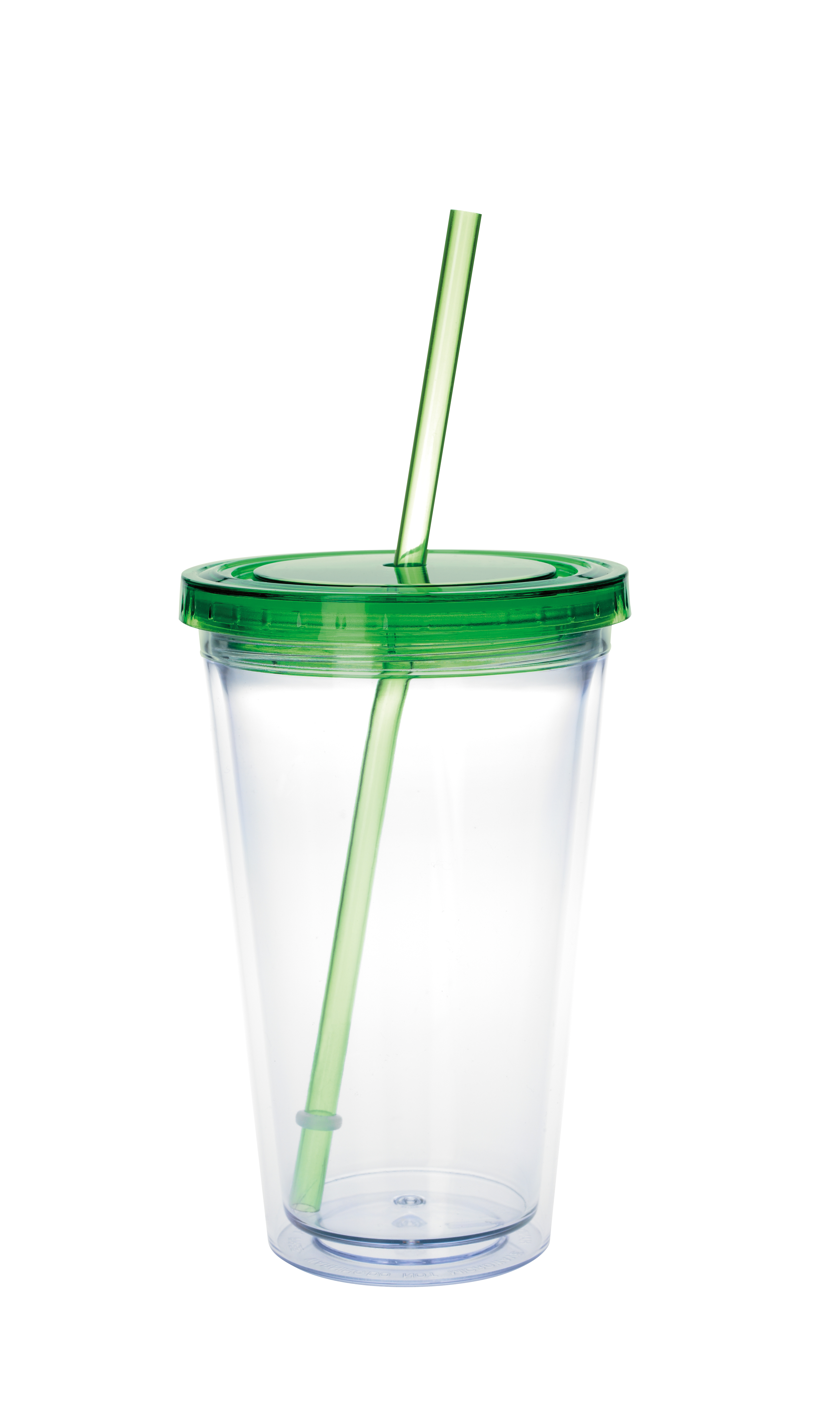 Good Value™ Clear Tumbler with Colored Lid - 18 oz. 54