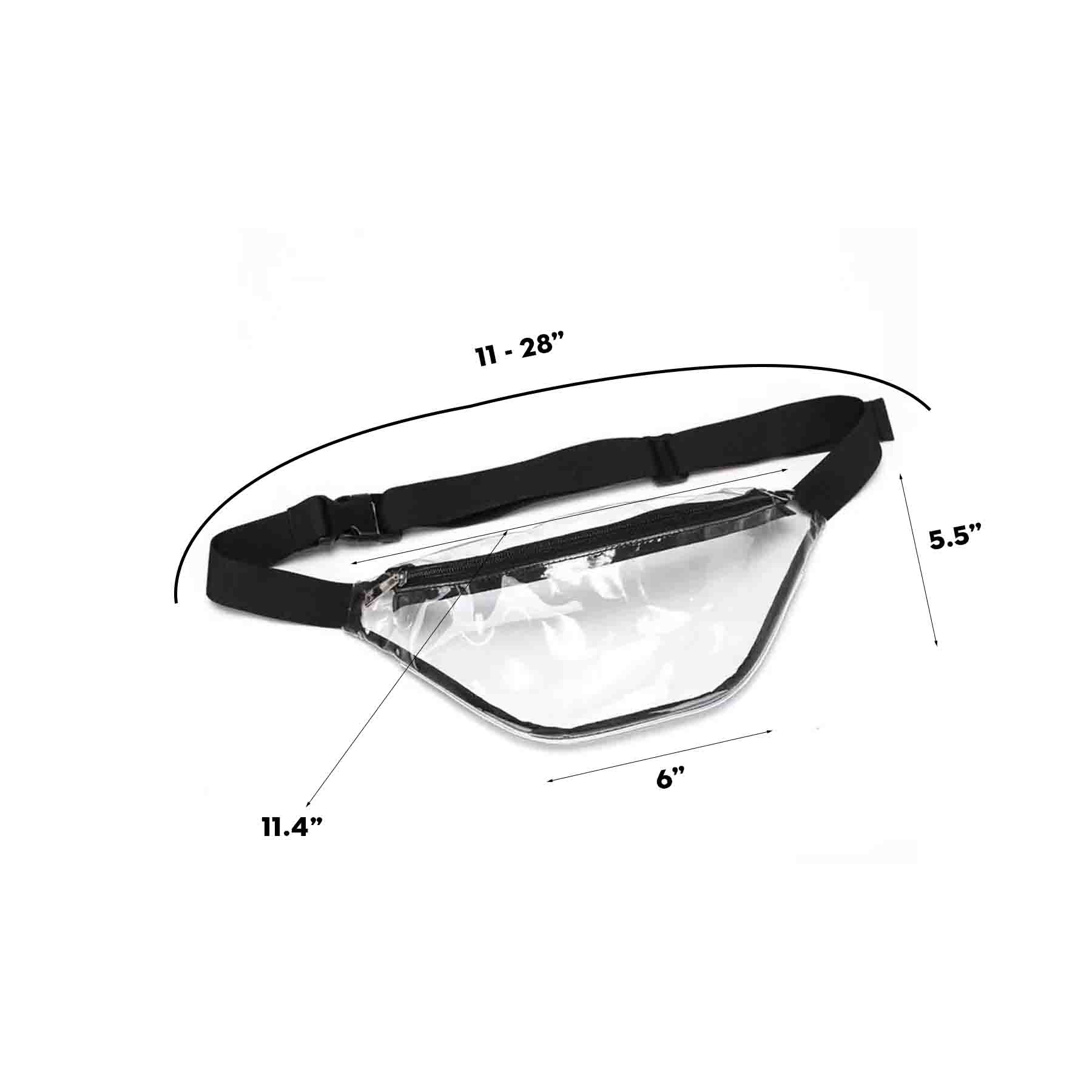 Clear PVC Outdoor Sports Chest Bag 6
