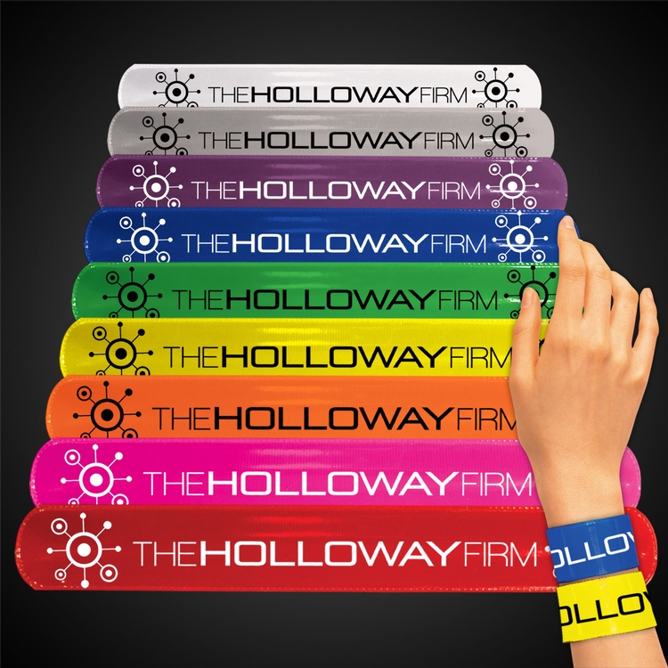 Blue 8 3/4" Slap Bracelet