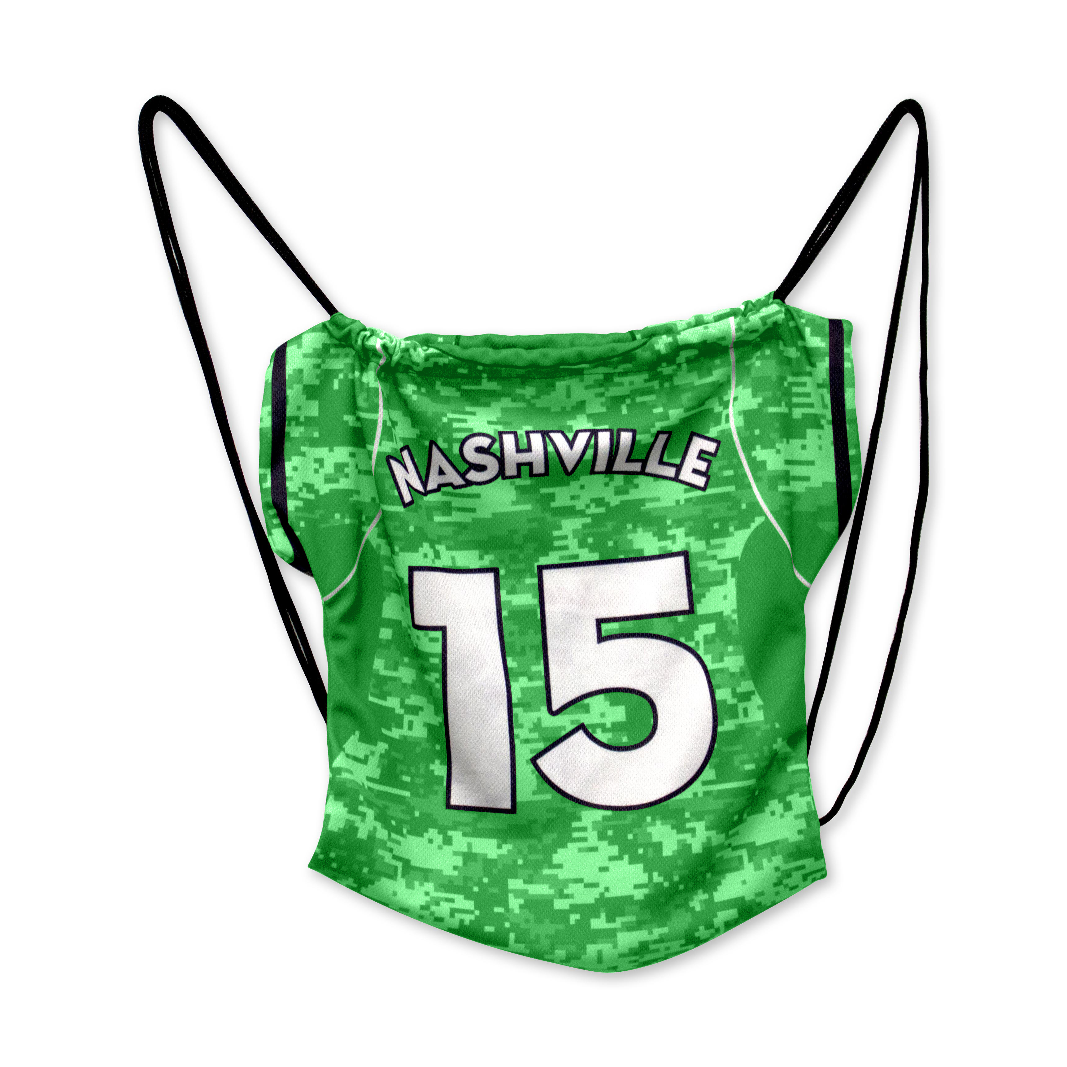Jersey Mesh Drawstring Backpack 3