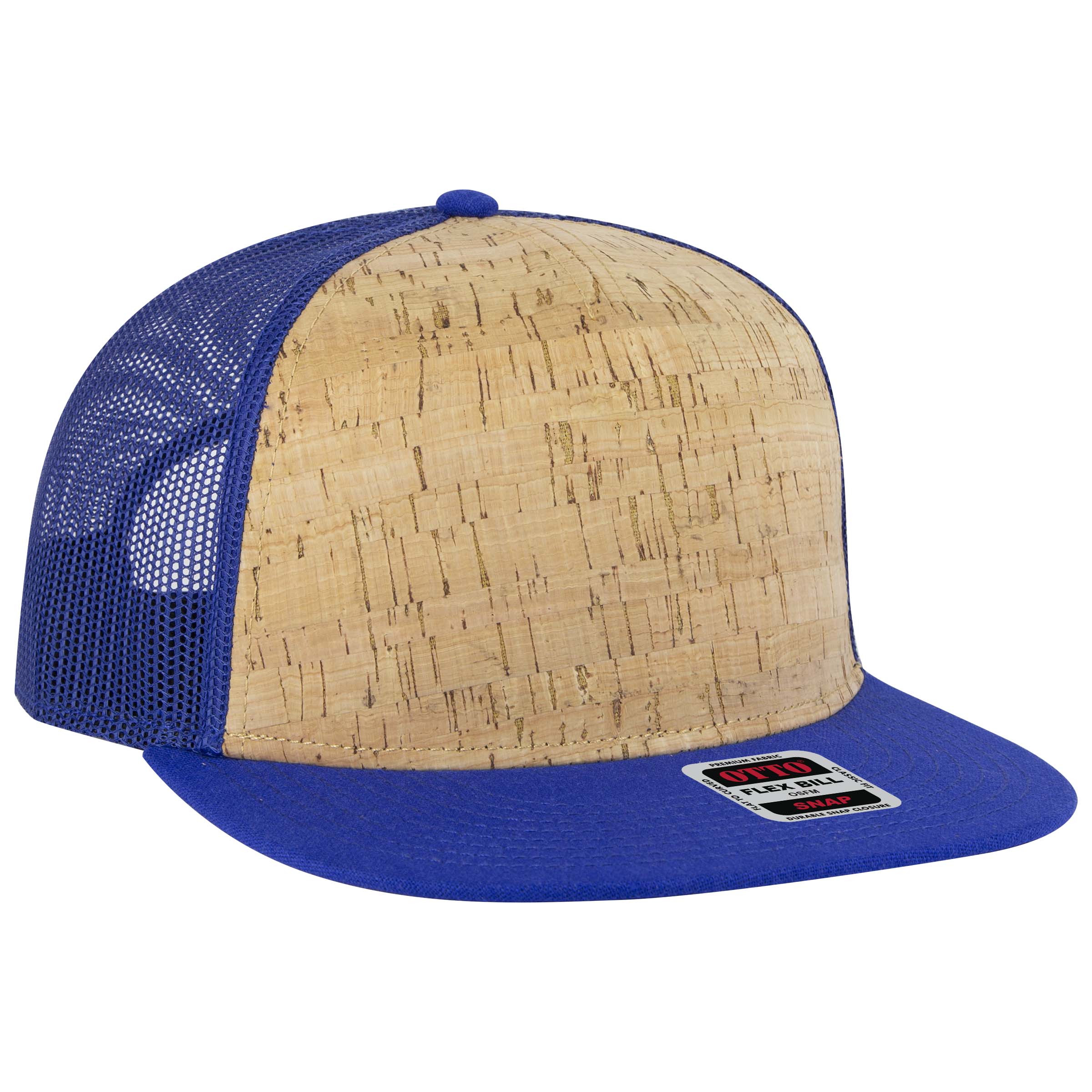 OTTO CAP® OTTO SNAP 5 Panel Pro Style Mesh Back Trucker Snapback Hat 8