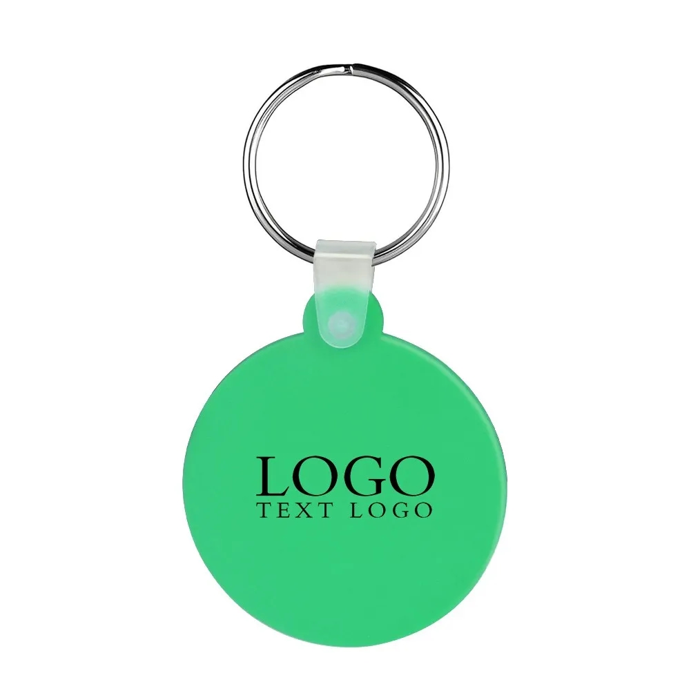 Promotional Classic Silicone Round Soft Key Tags 2