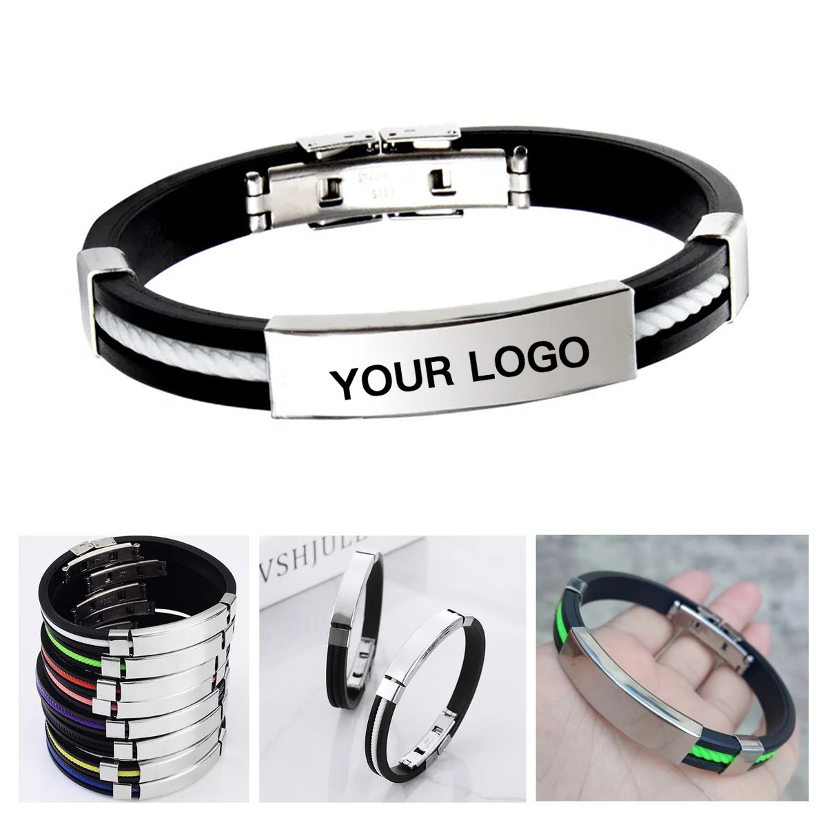 US Style Titanium Bracelet with Adjustable Fit 1