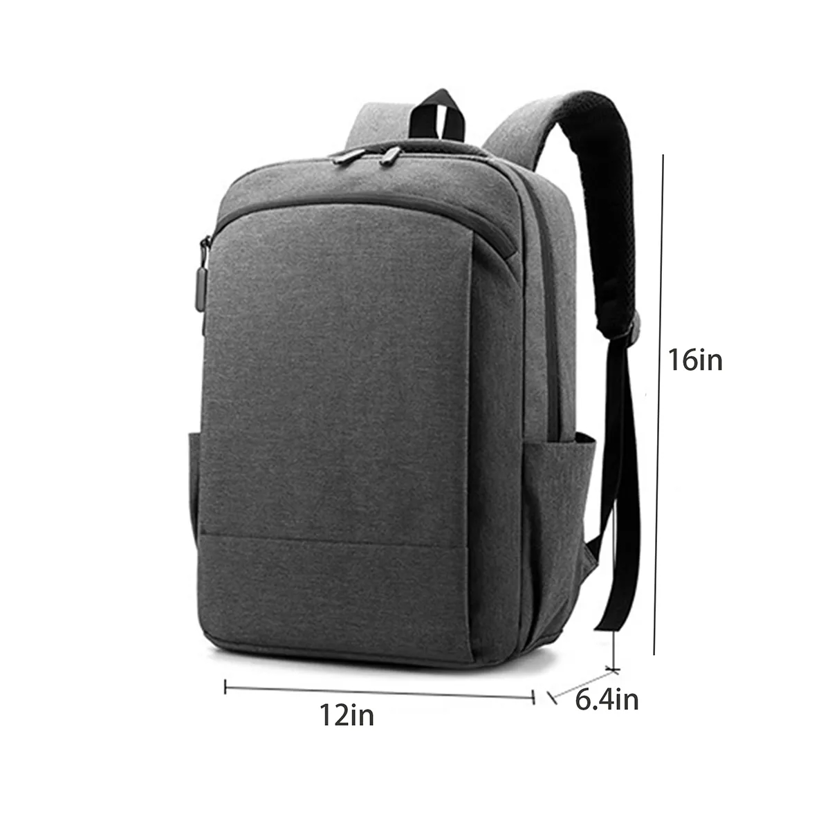 Business Anti Theft Slim Durable Backpack With Charging Port 7