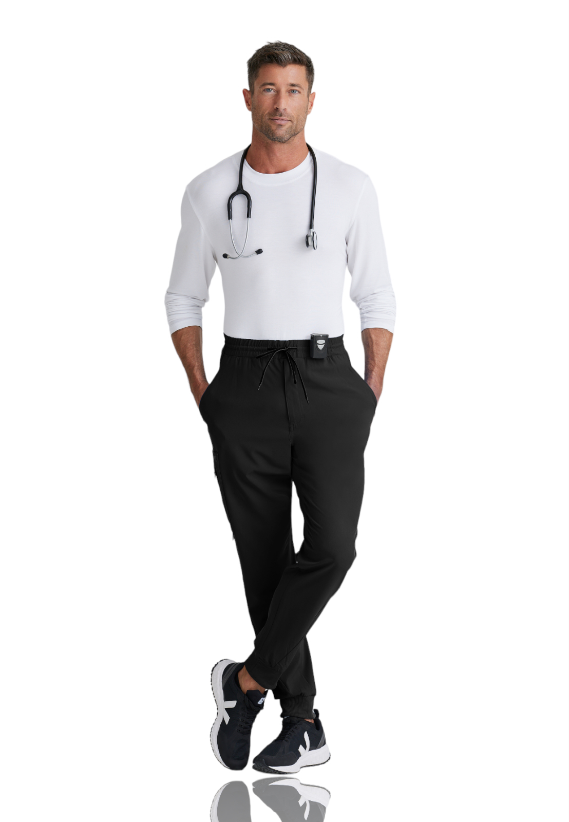 Barco One - Men's Six-Pocket Drawcord Waist Vortex Jogger Scrub Pant 11
