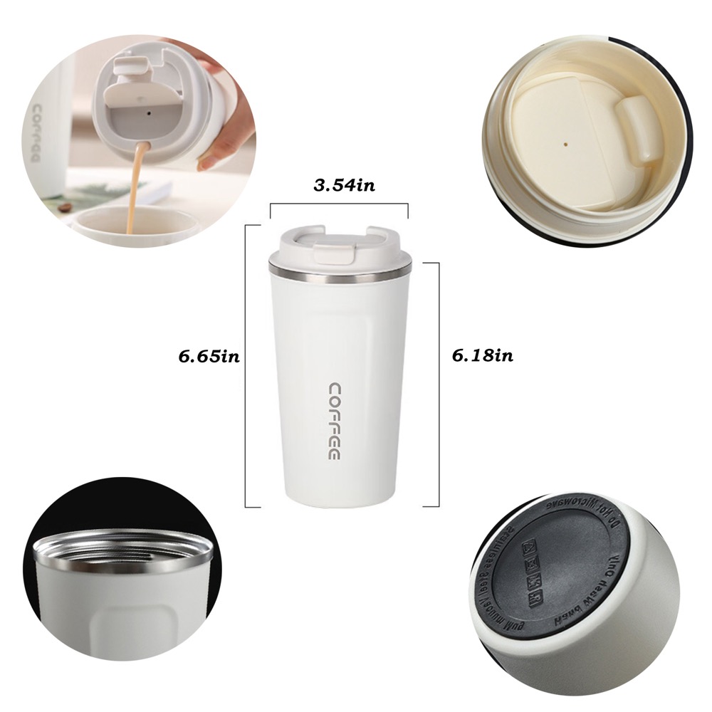 500ml Minimalist Portable 304 Stainless Steel Coffee Cup 1