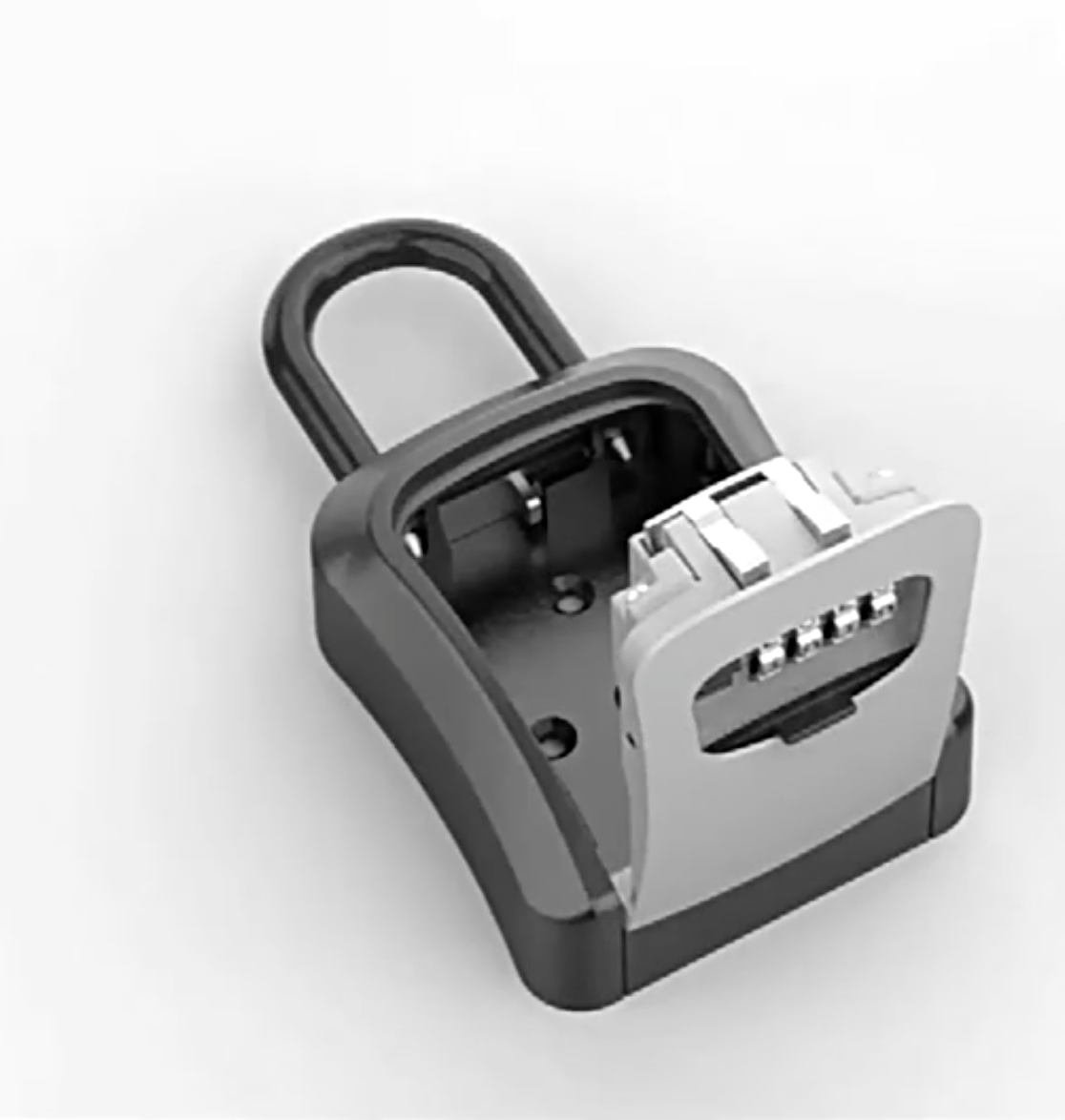 Outdoor Lock Box for House Keys 2