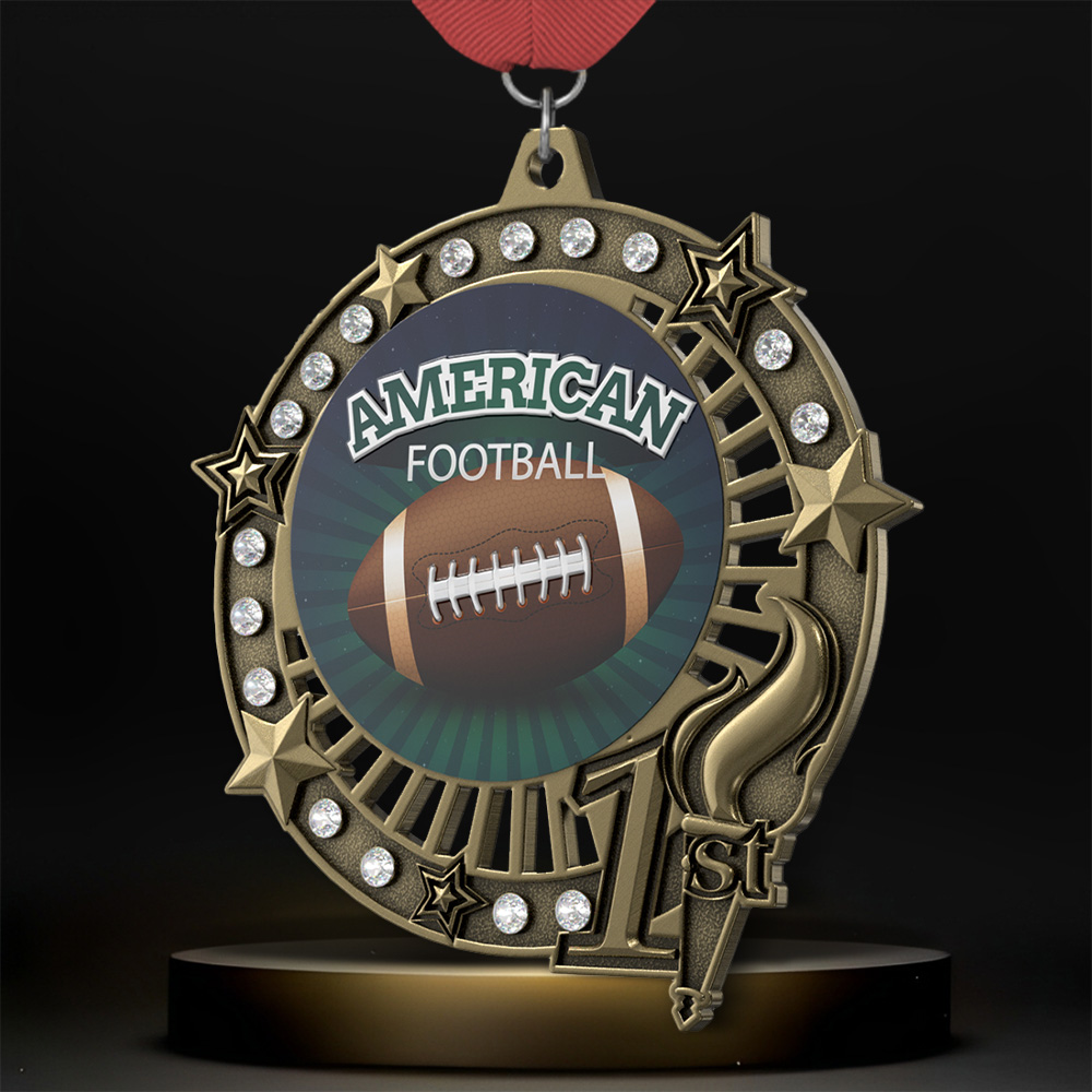 2" UV Printed Baseball Medals