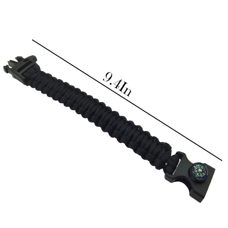 Polyester Umbrella Rope Compass Bracelet 7