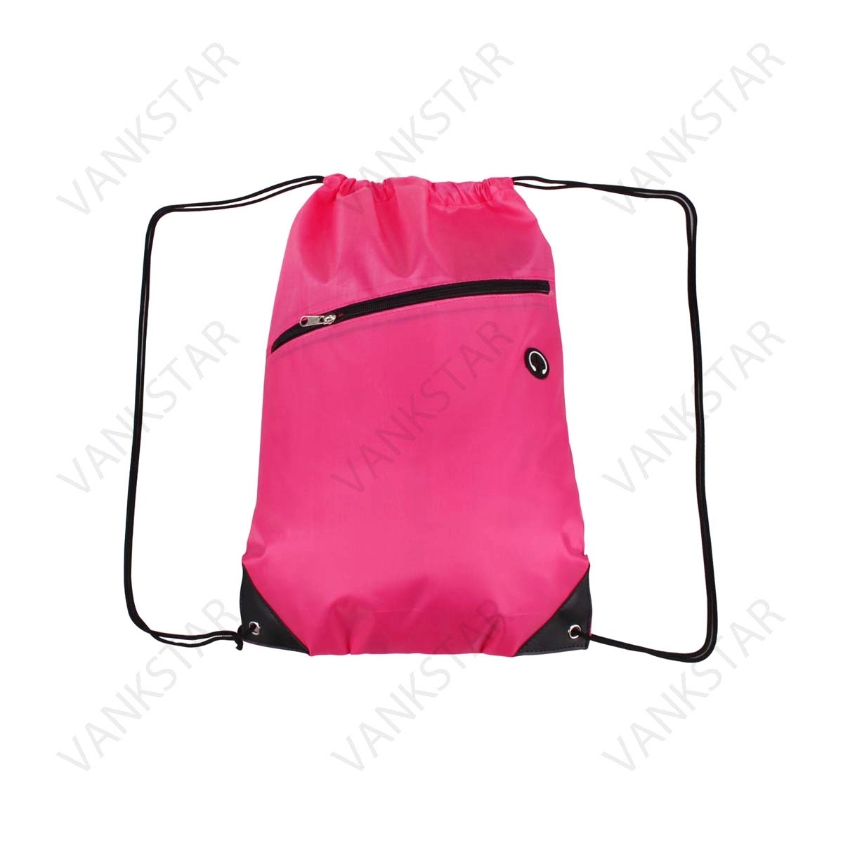 Drawstring Backpack With Earphone Hole 2