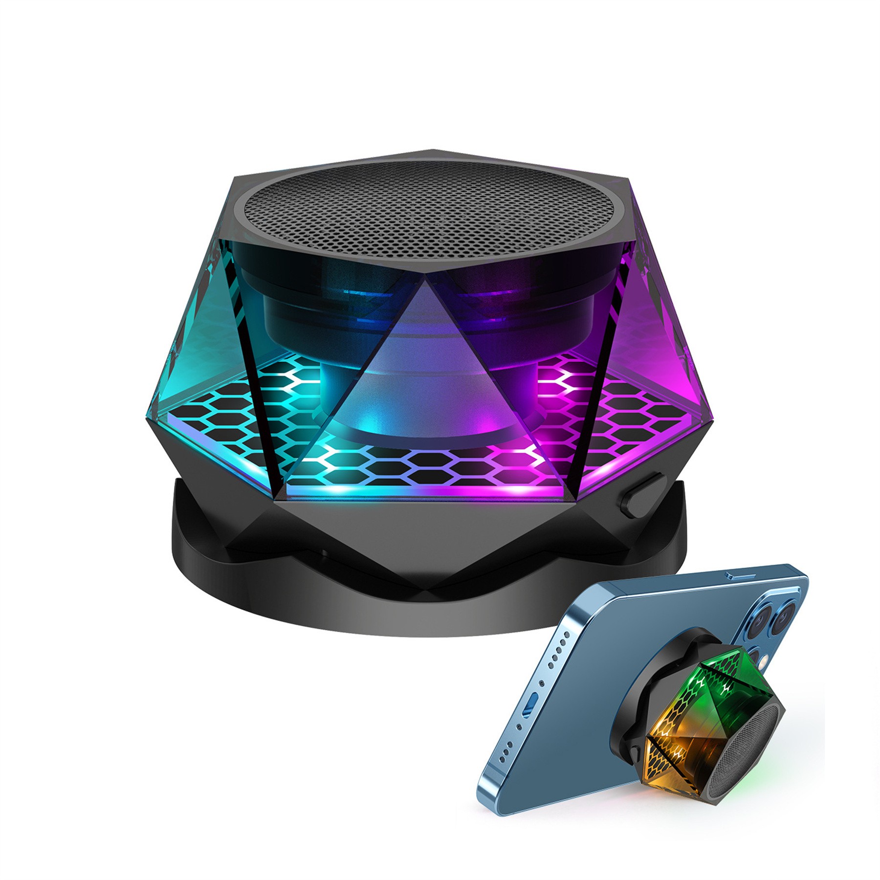 Magnetic Phone Holder Bluetooth Speaker 1