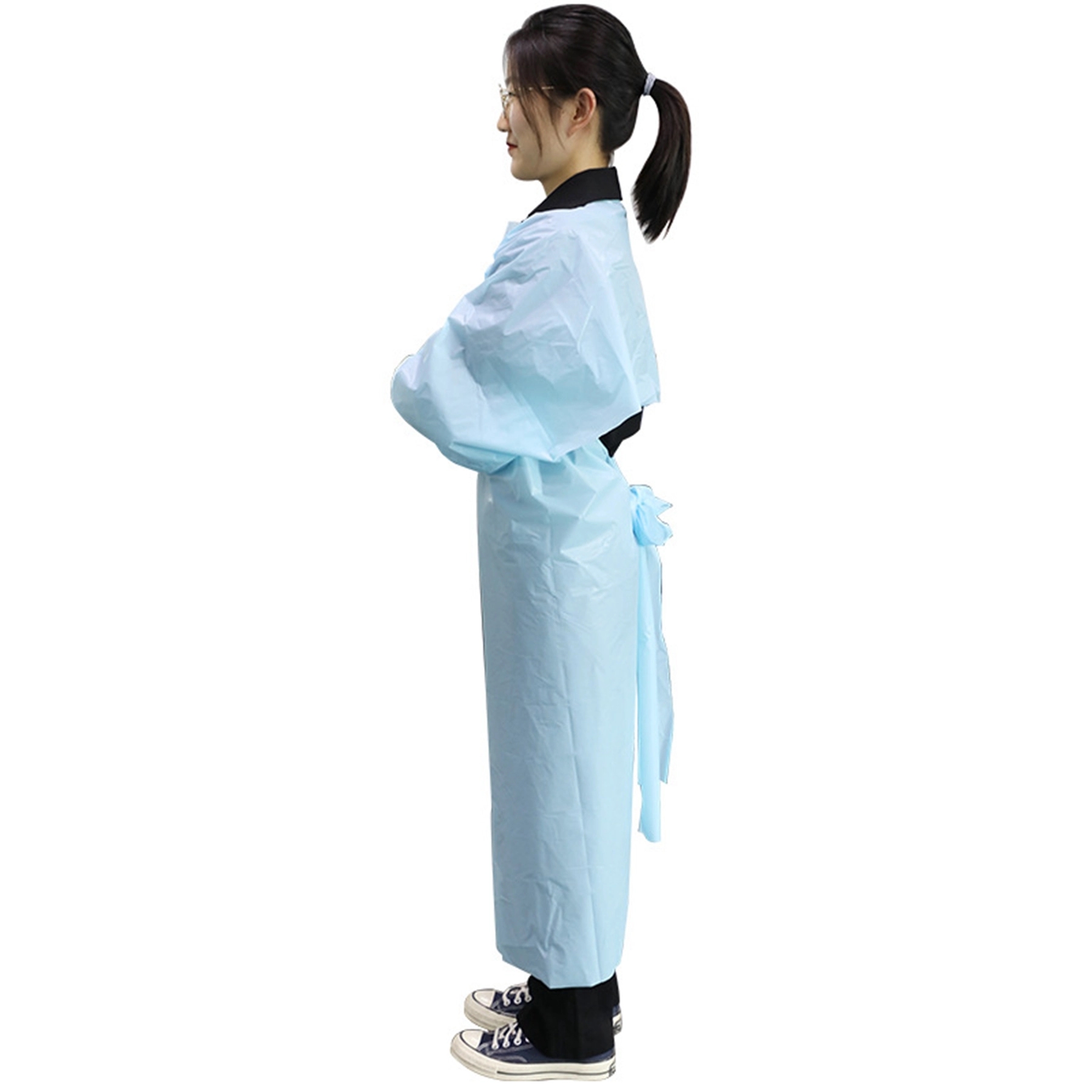 Waterproof Disposable Plastic Isolation CPE Gowns 6