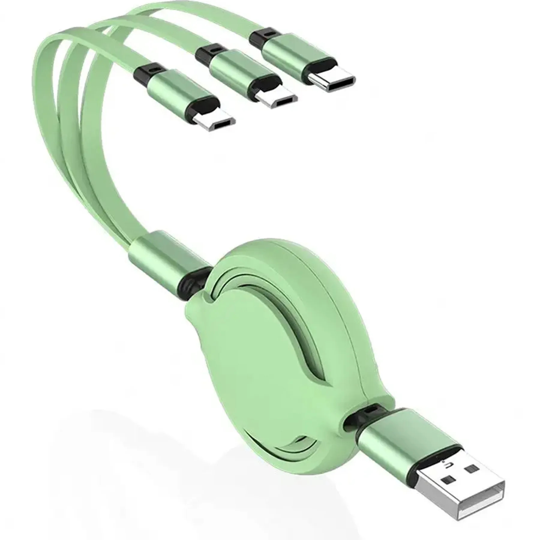 Retractable 3-in-1 SuperSpeed USB Charging Cable 4