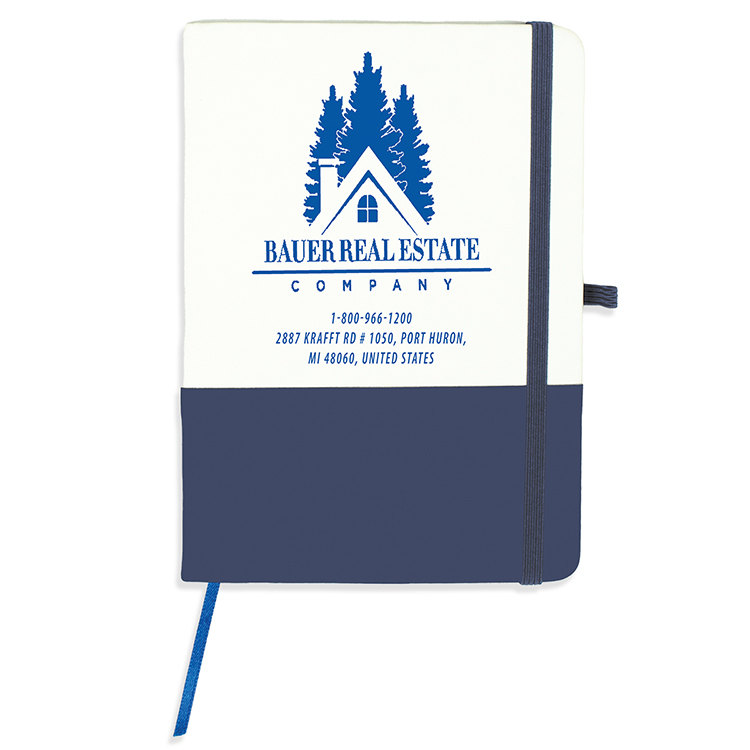 "Capitola" Notepad Notebook with Pen Loop 4