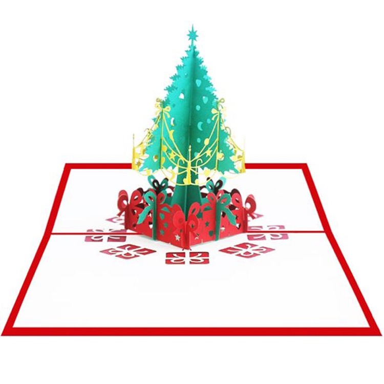 3D Christmas Tree Greeting Cards 5