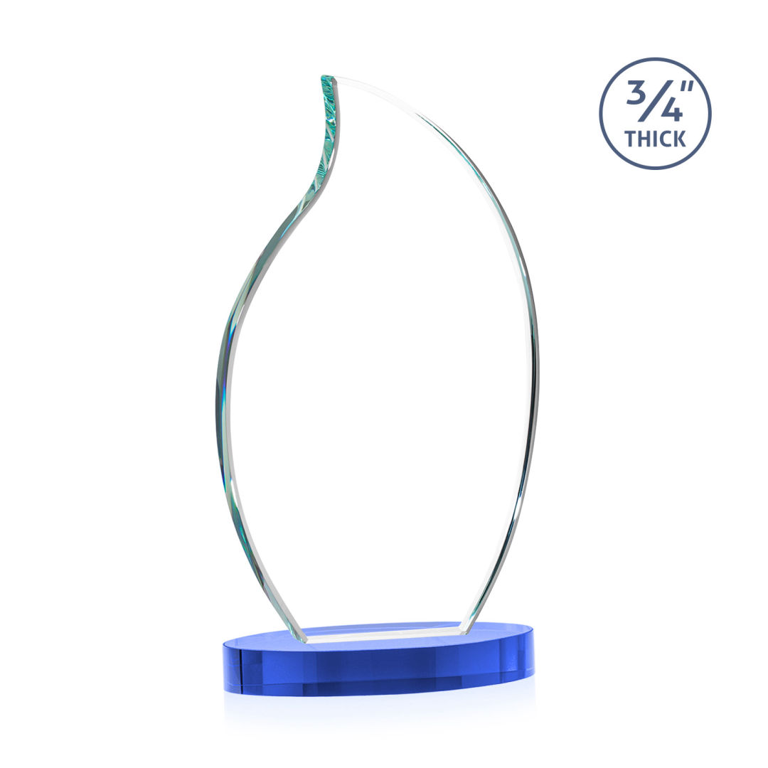 Croydon Flame Award on Alberton Base - Sky Blue 13