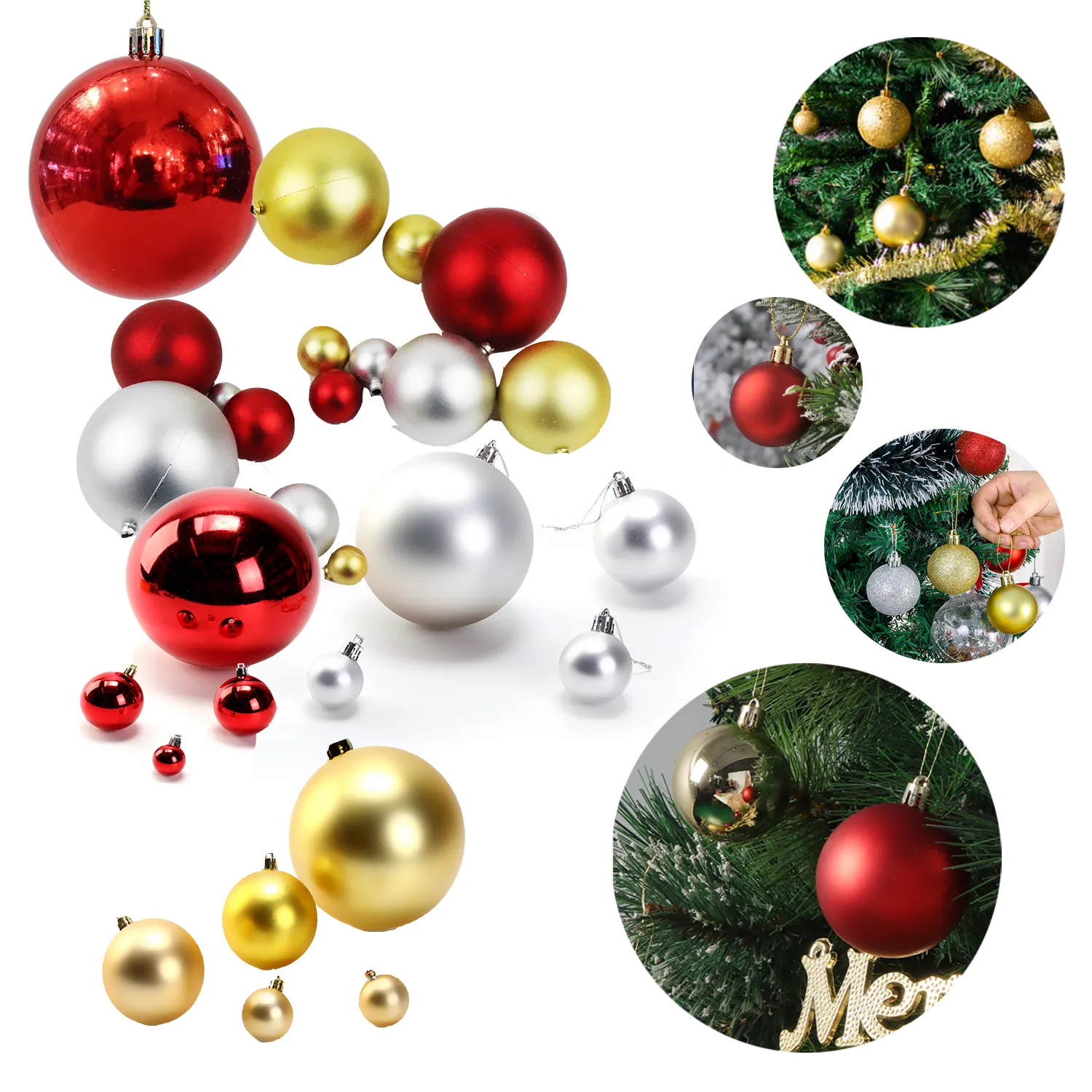 Large Plastic Christmas Ball 4
