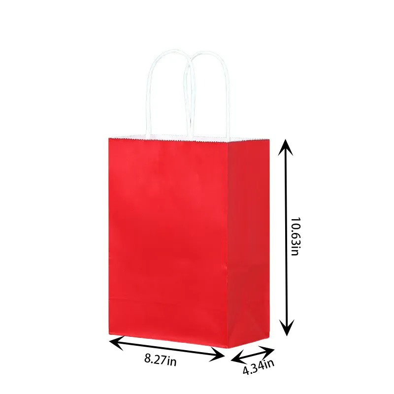 Colorful Kraft Paper Shopping Bags 6