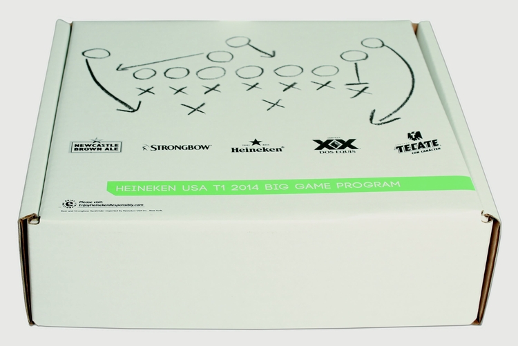 10" x 10" x 3" - B-Flute Outside Tuck Box 1