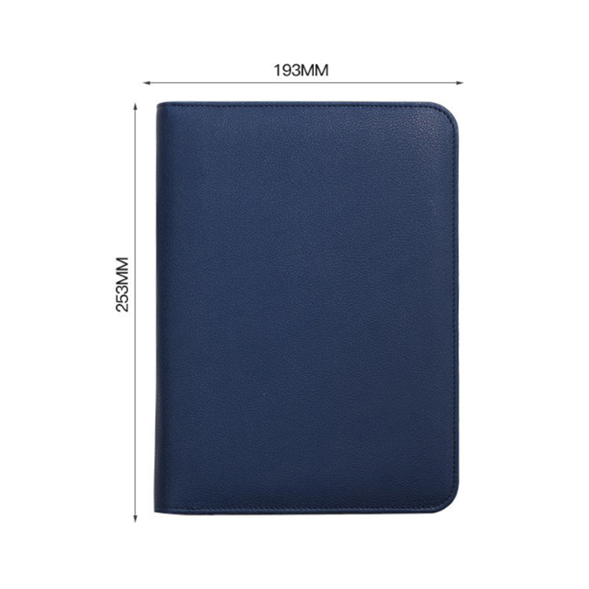 A5 Zippered PU Leather Business Notebook Organizer 6