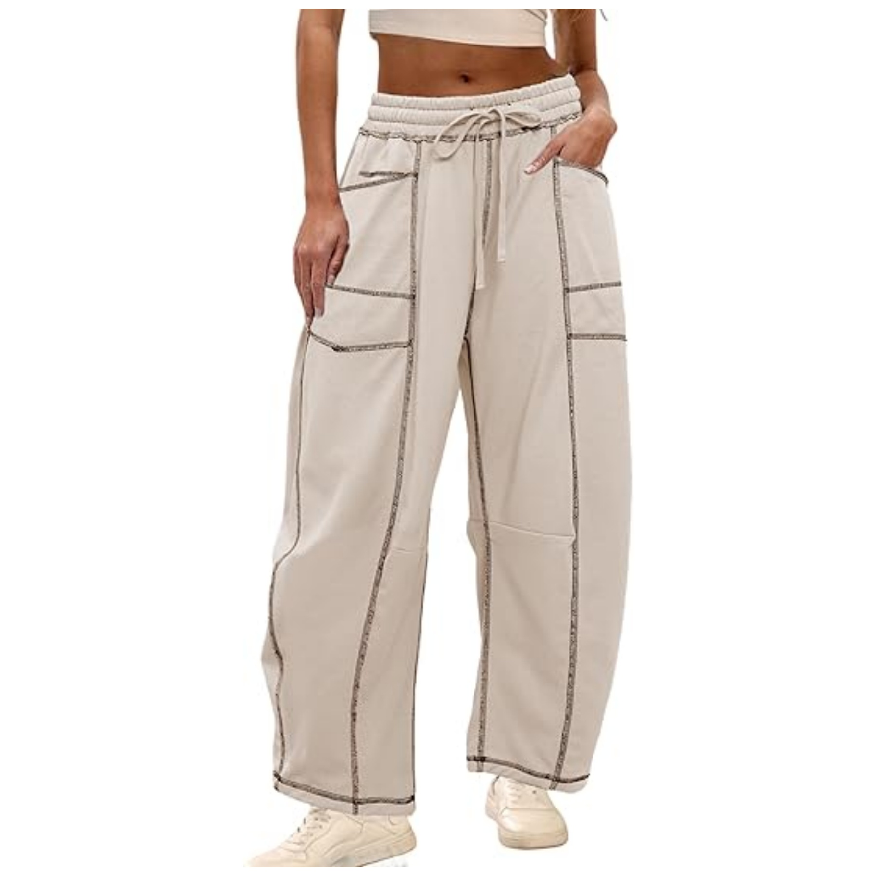 Womens Baggy Barrel Pants 3