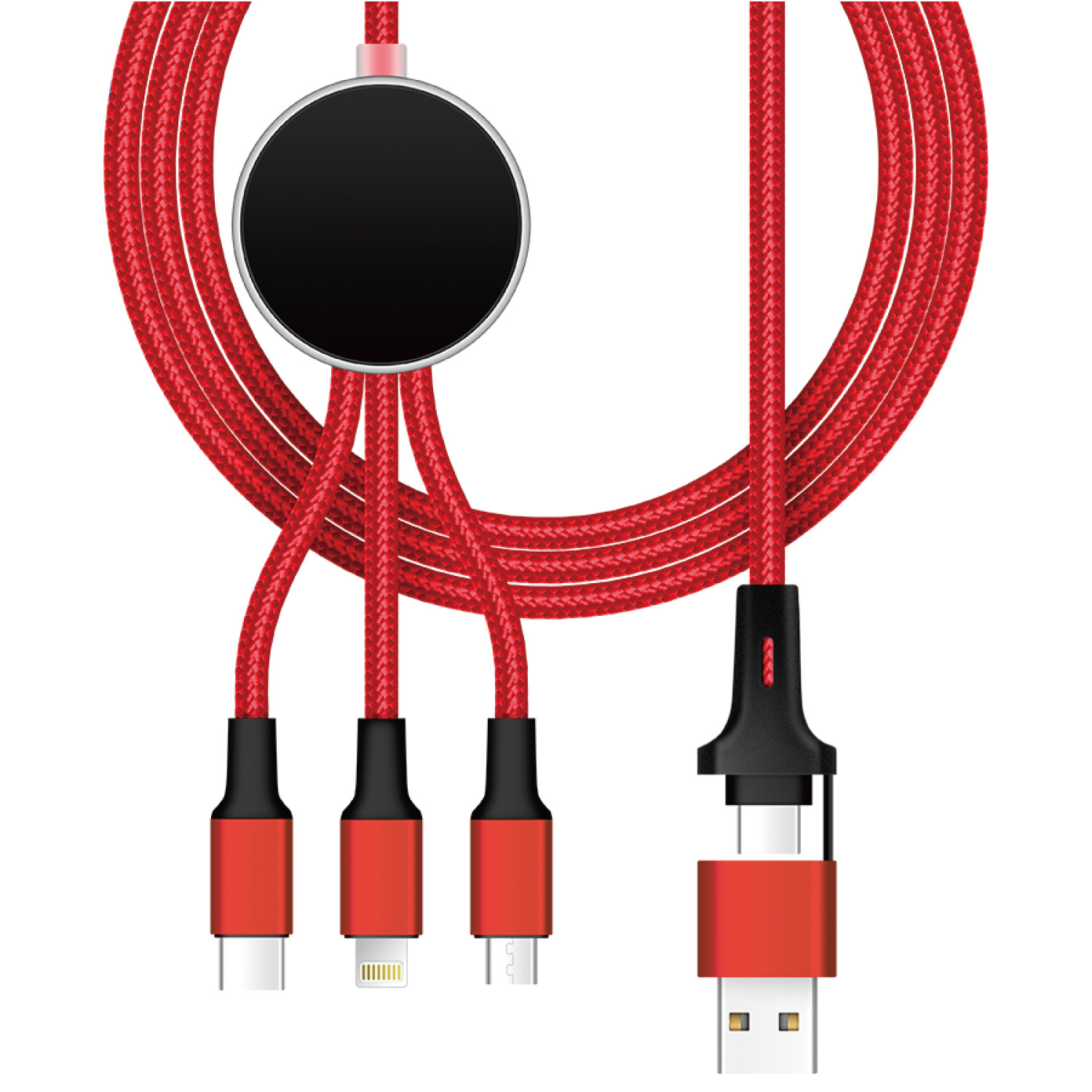 10W LED Light-Up 6-IN-1 Charging Cable 6