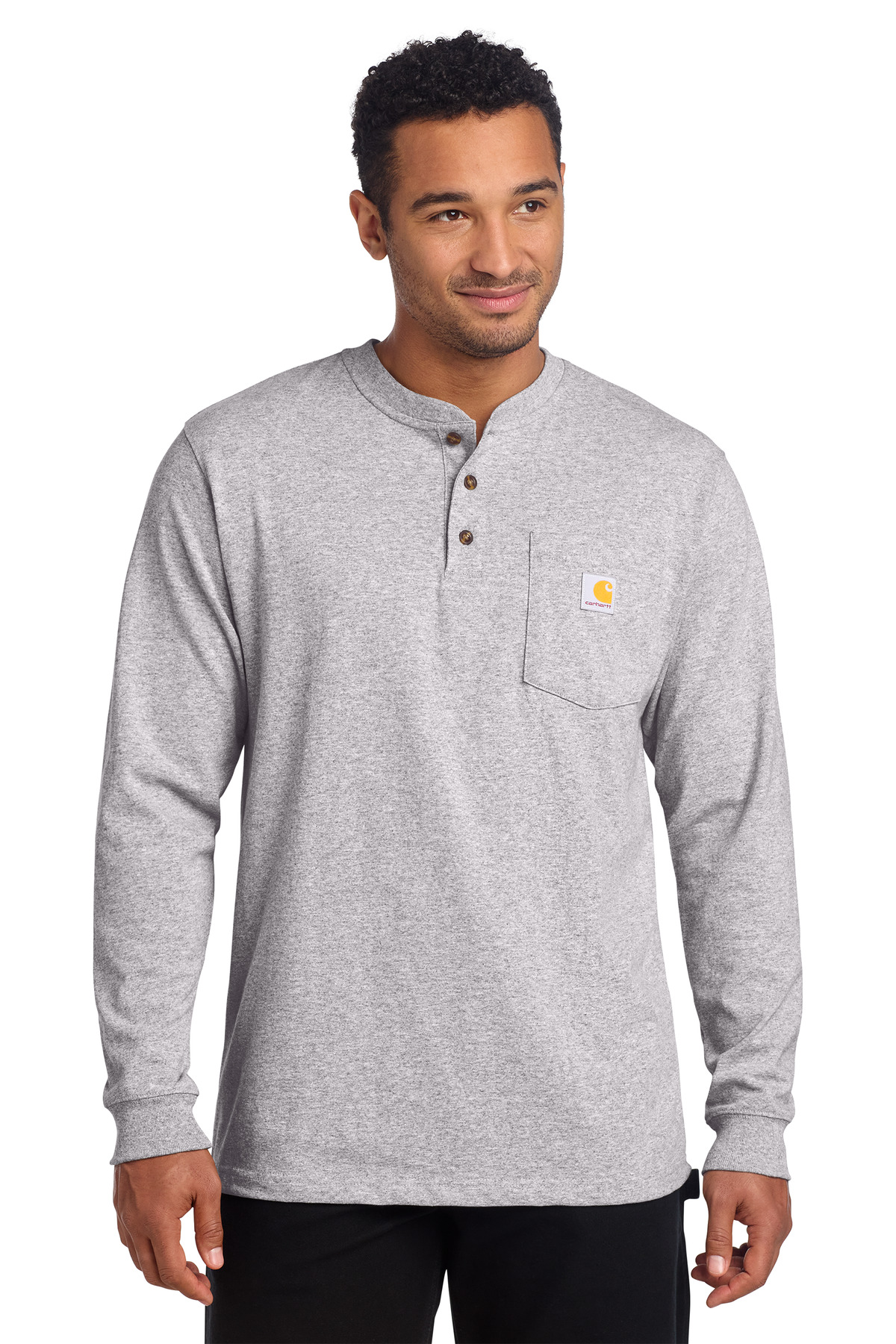 Carhartt Long Sleeve Henley T-Shirt CTK128 25