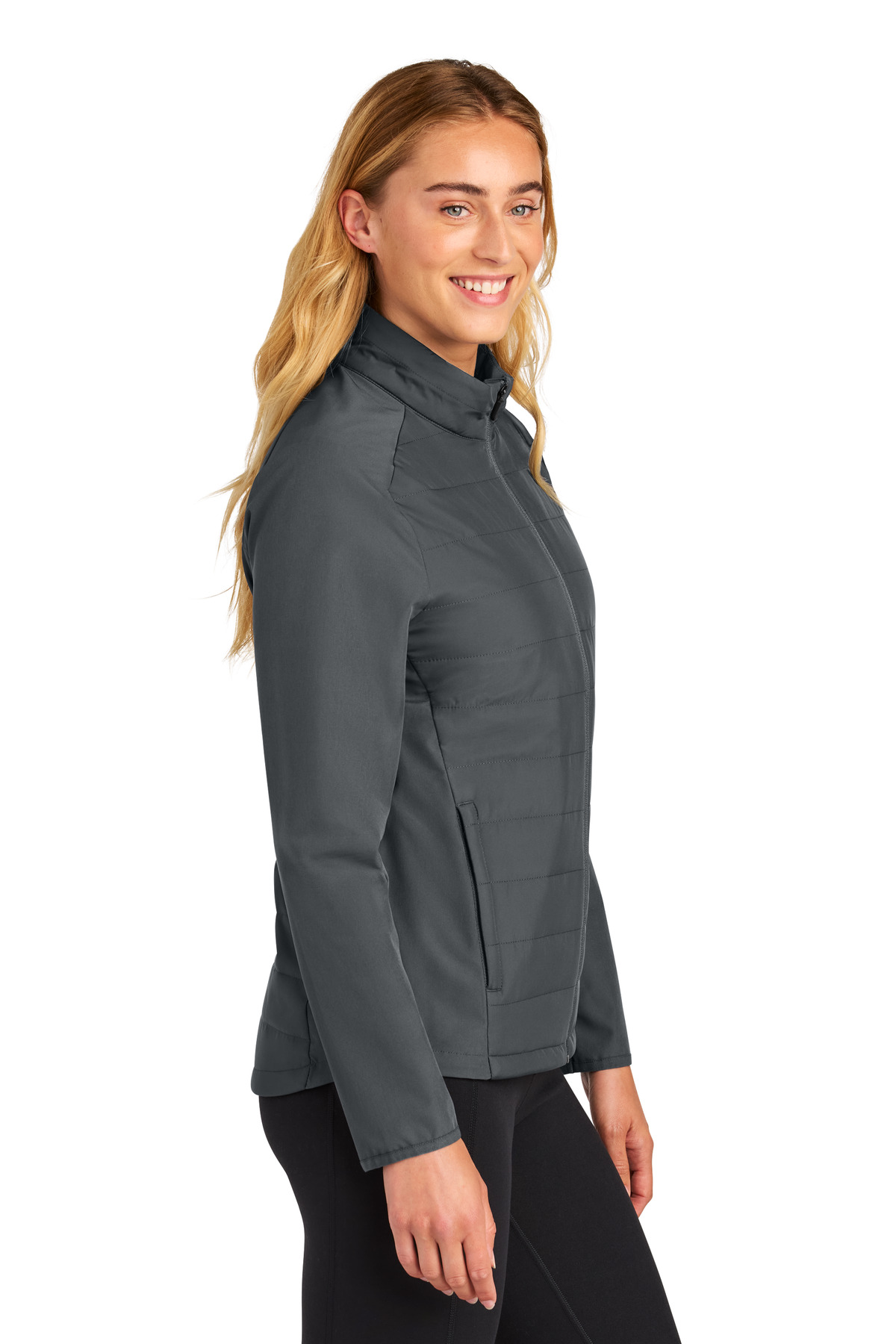 Sport-Tek Women's Teknical Hybrid Jacket LST940 2
