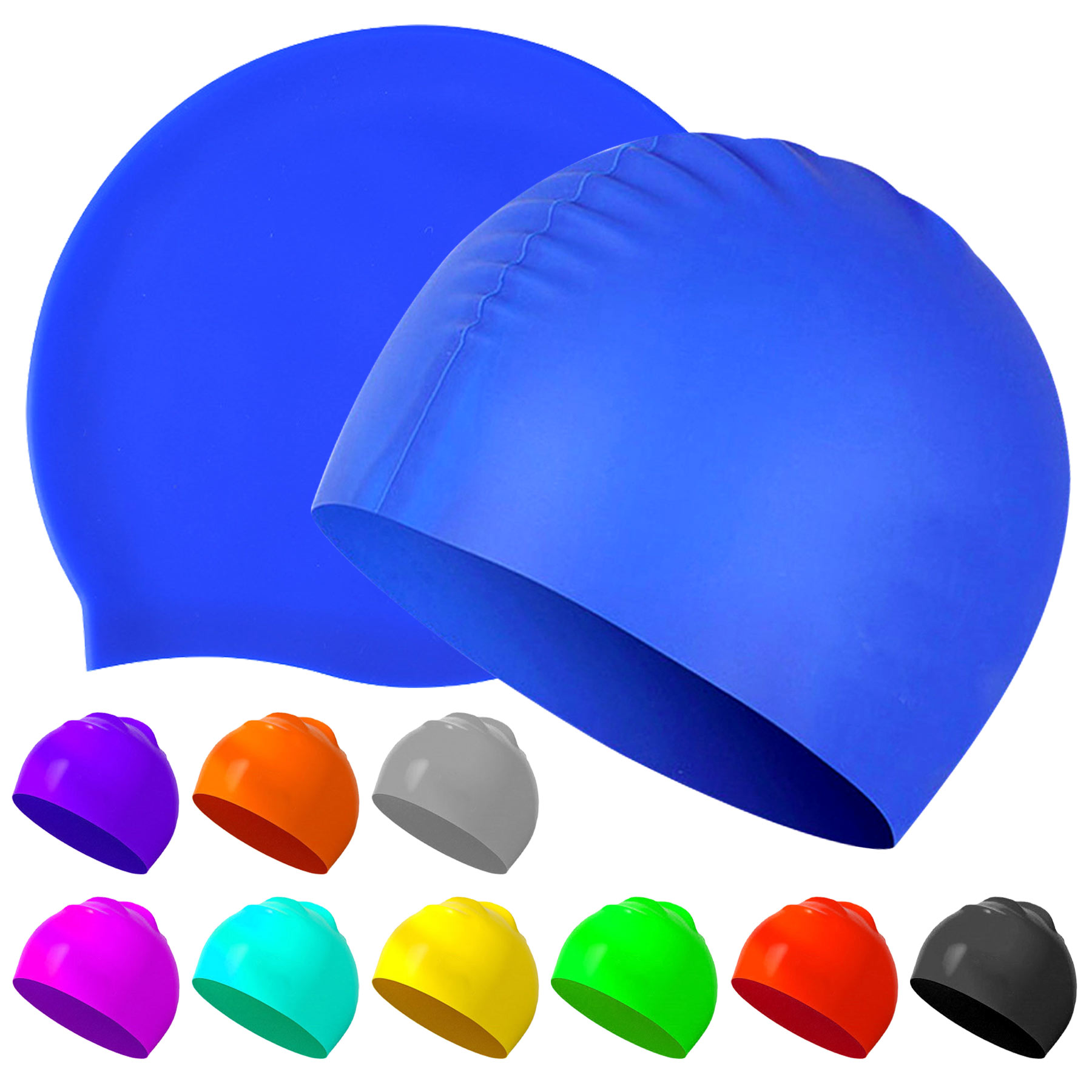 Silicone Unisex Swim Cap 2