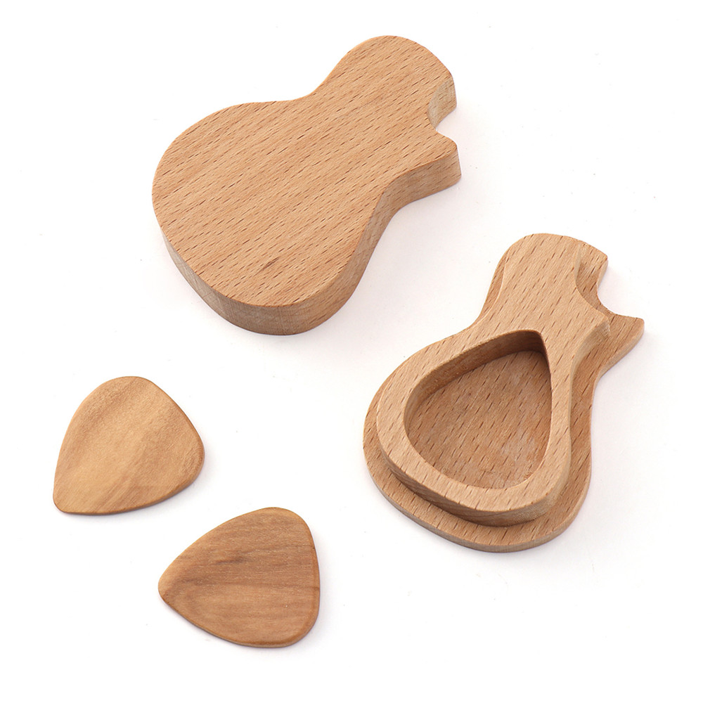 Guitar Shape Guitar Pick Box 6