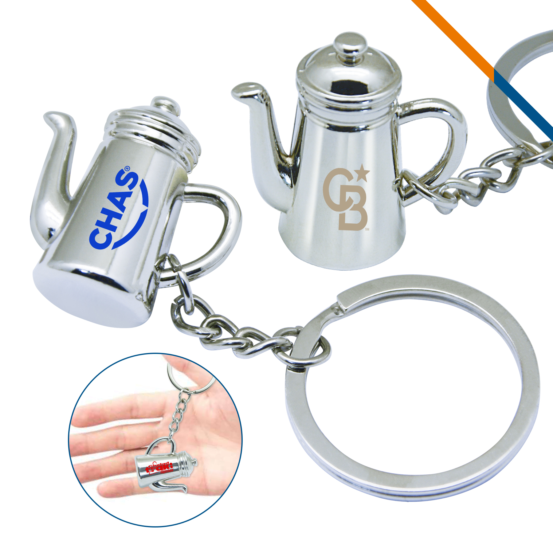 Tea Kettle Keychain 2