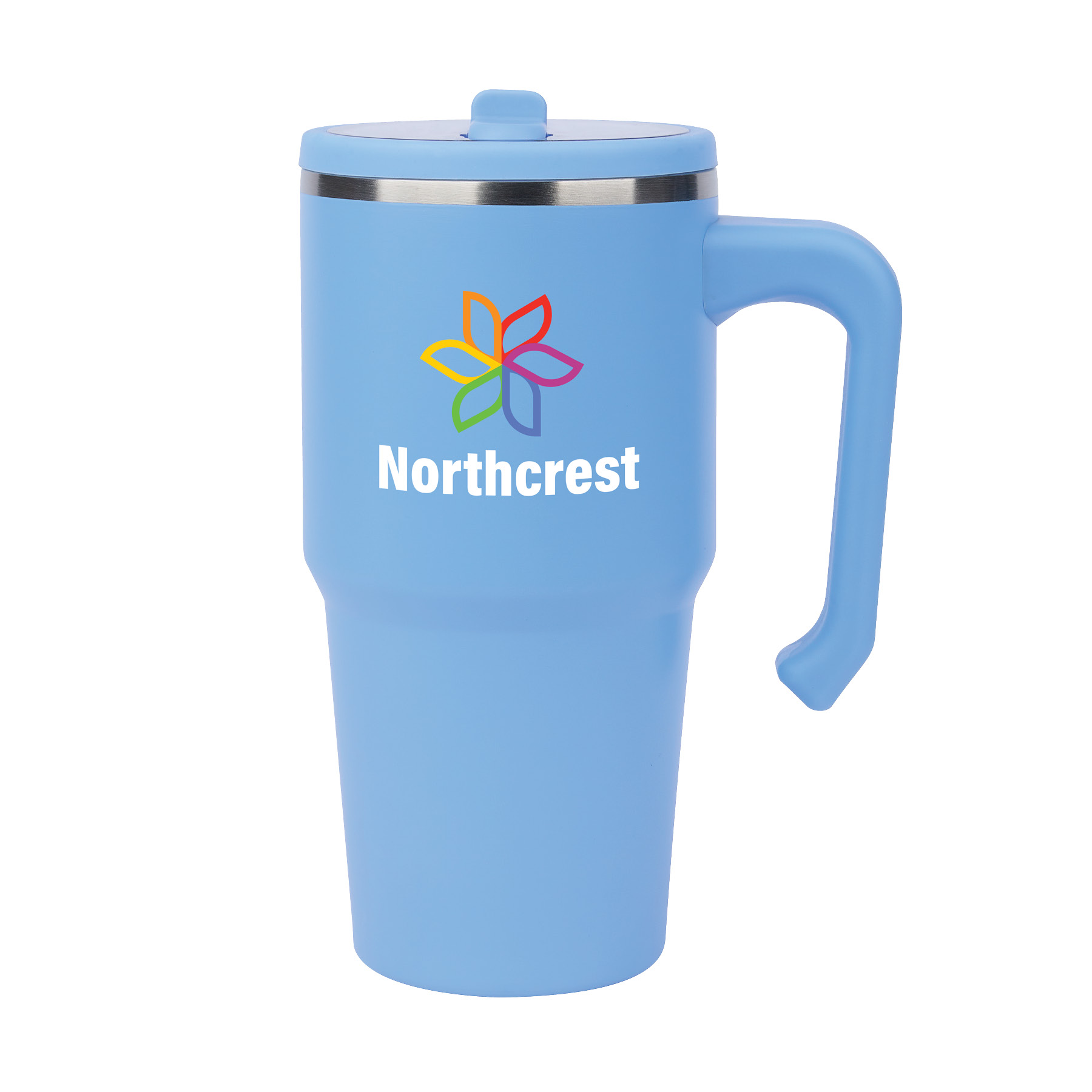Nolan 20 oz. Double Wall Steel Vacuum Travel Mug 10