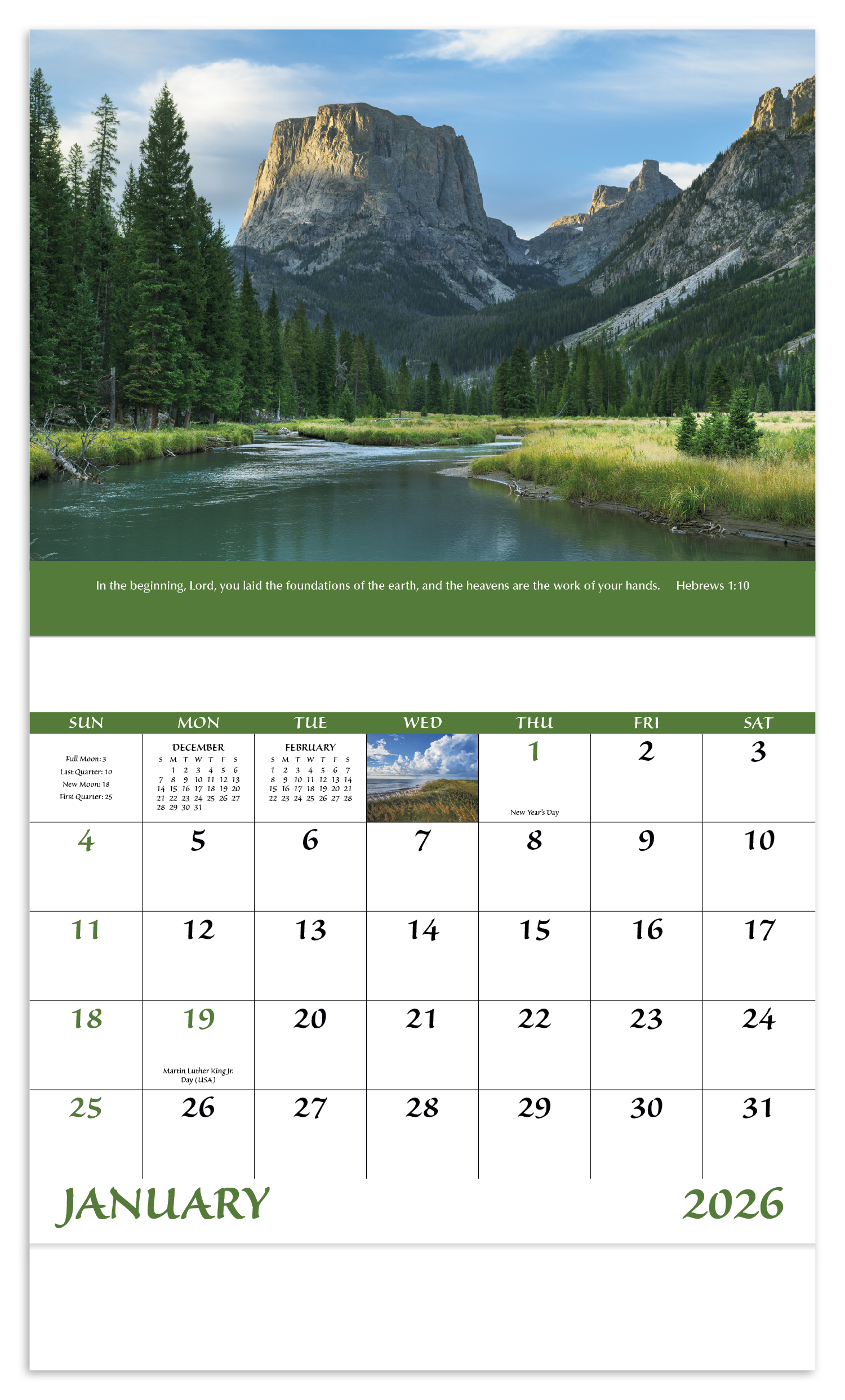 Good Value™ Eternal Word - Stapled Calendar 31